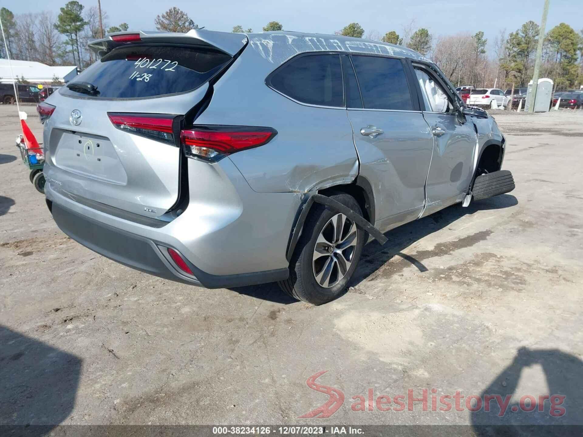 5TDKDRAH7PS012062 2023 TOYOTA HIGHLANDER