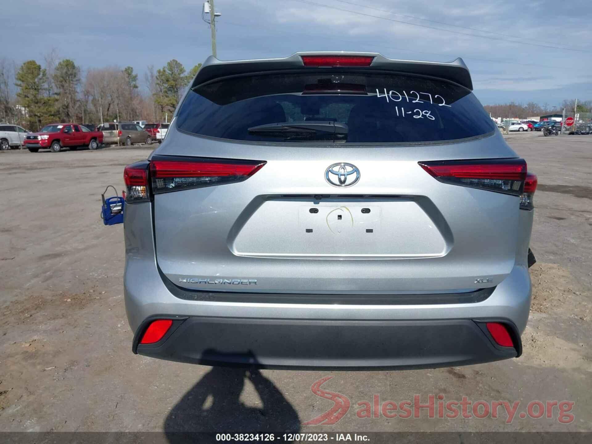 5TDKDRAH7PS012062 2023 TOYOTA HIGHLANDER