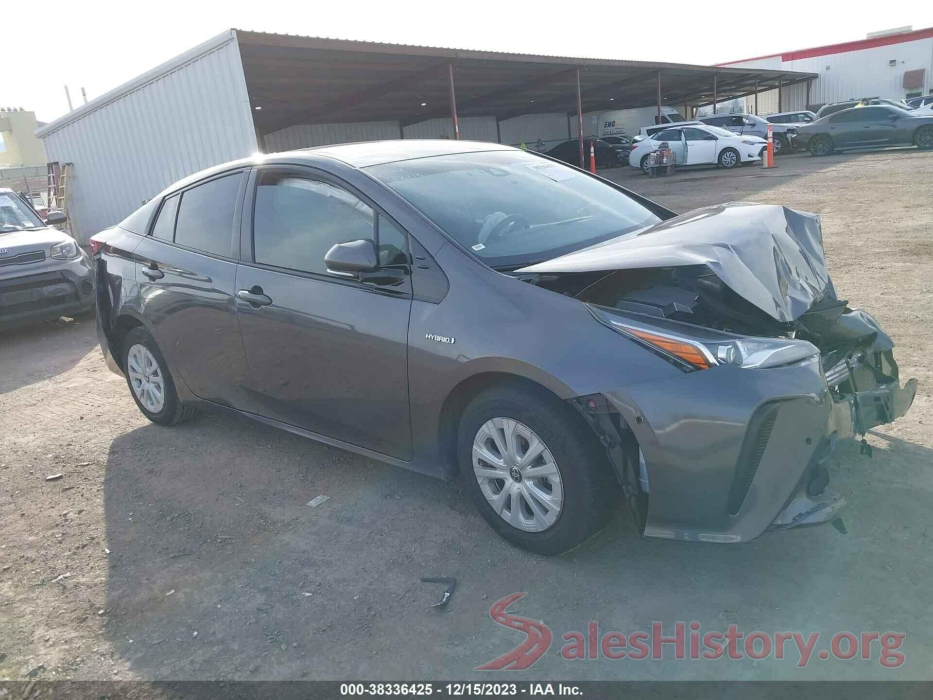 JTDKARFU2K3096185 2019 TOYOTA PRIUS