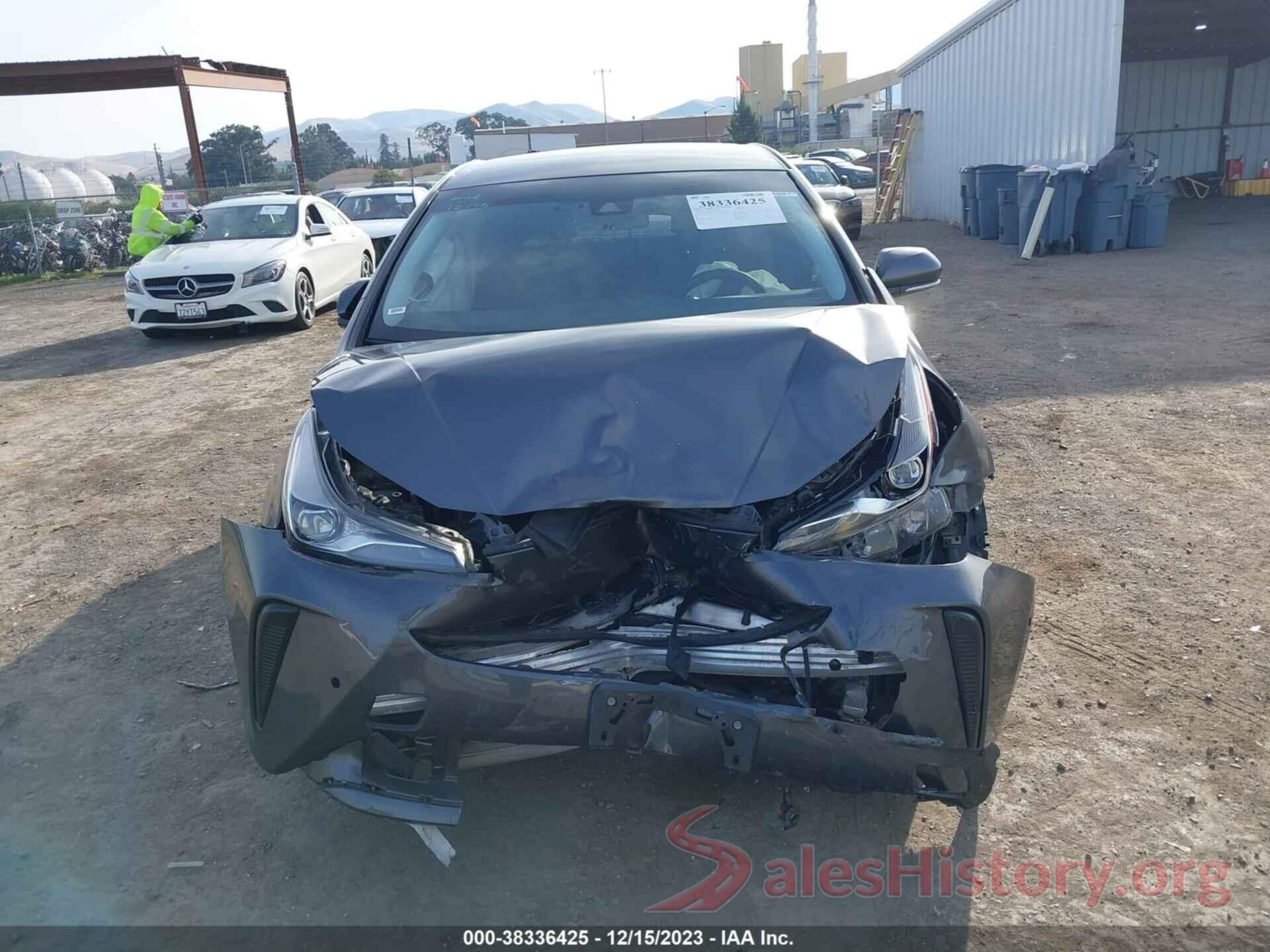 JTDKARFU2K3096185 2019 TOYOTA PRIUS