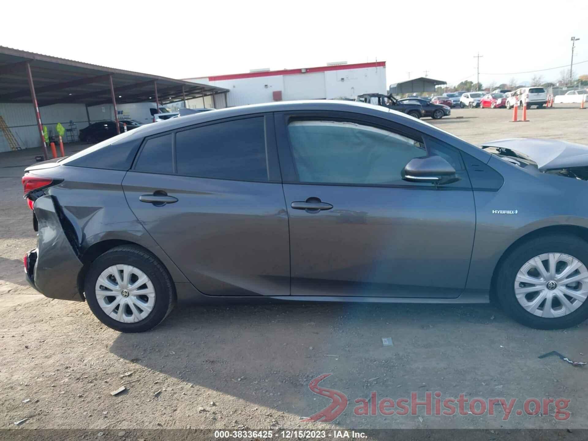 JTDKARFU2K3096185 2019 TOYOTA PRIUS