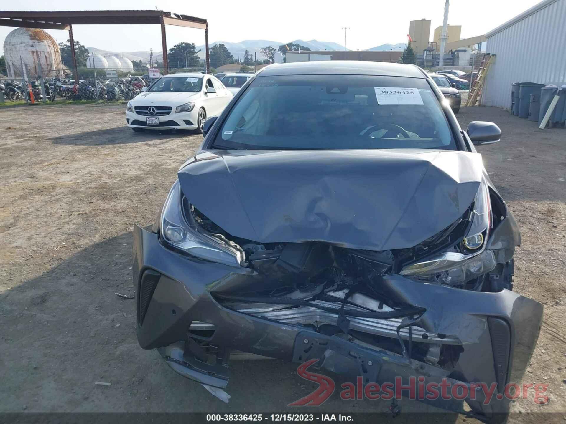 JTDKARFU2K3096185 2019 TOYOTA PRIUS