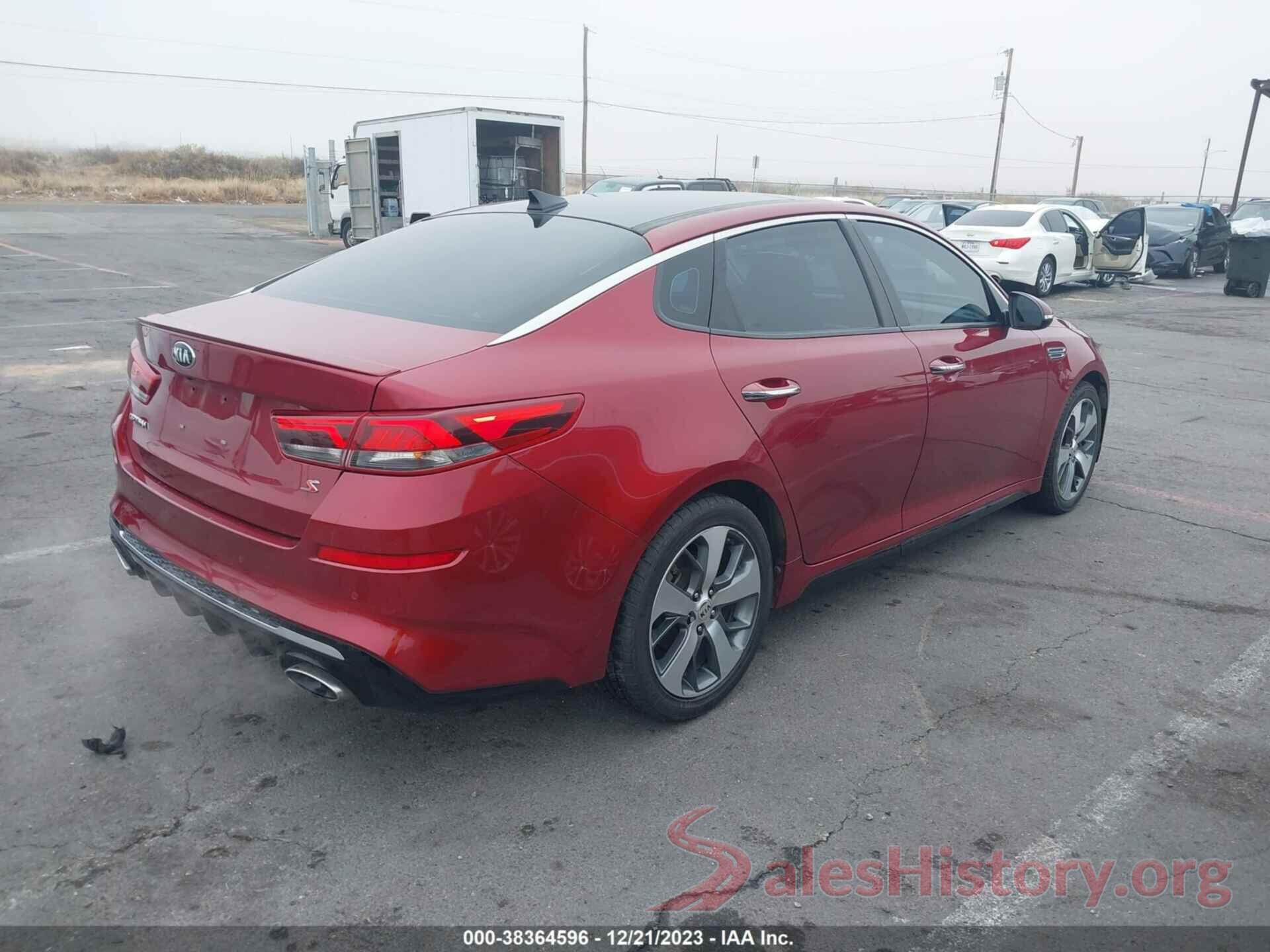 5XXGT4L35KG355668 2019 KIA OPTIMA