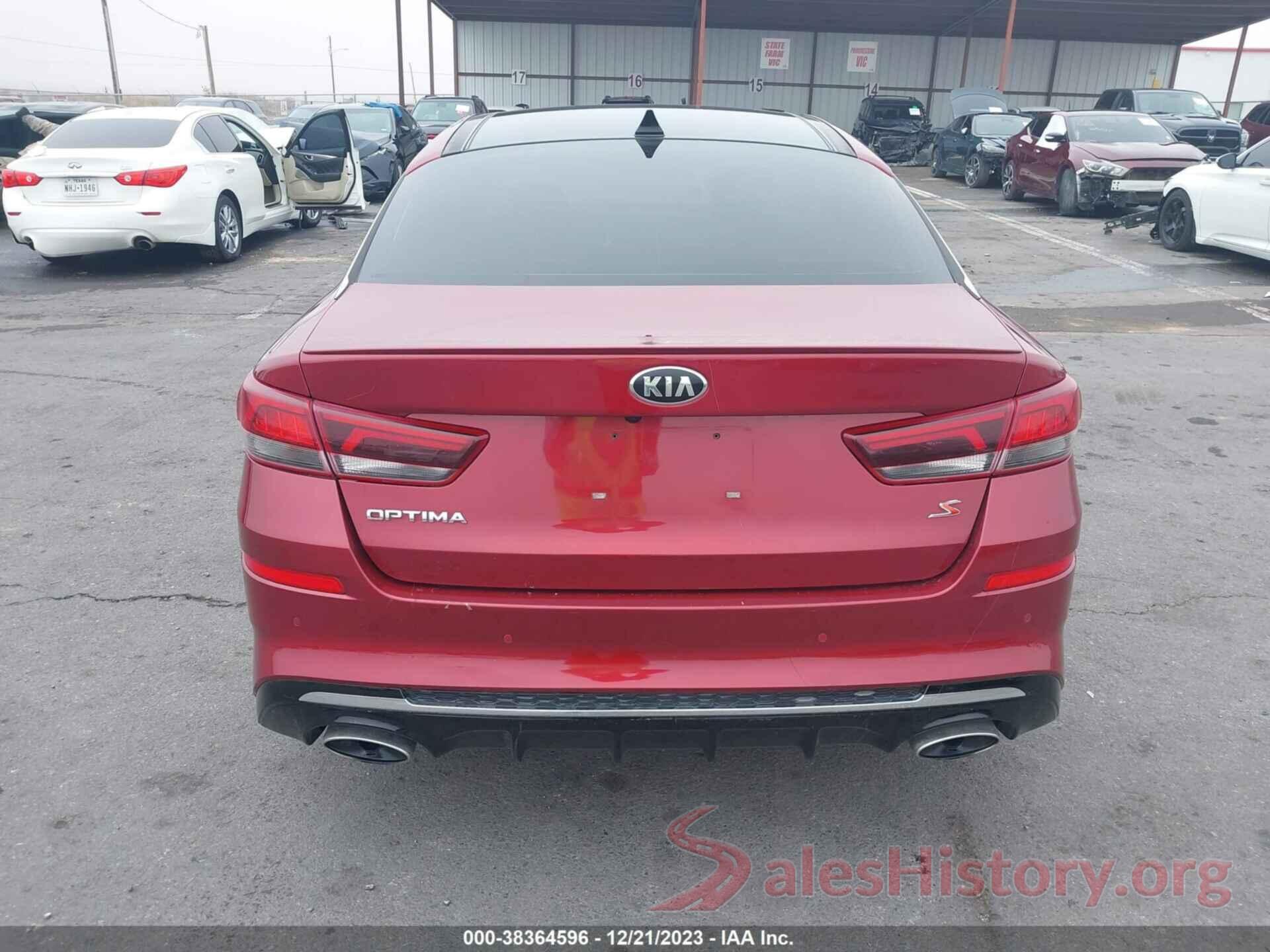 5XXGT4L35KG355668 2019 KIA OPTIMA