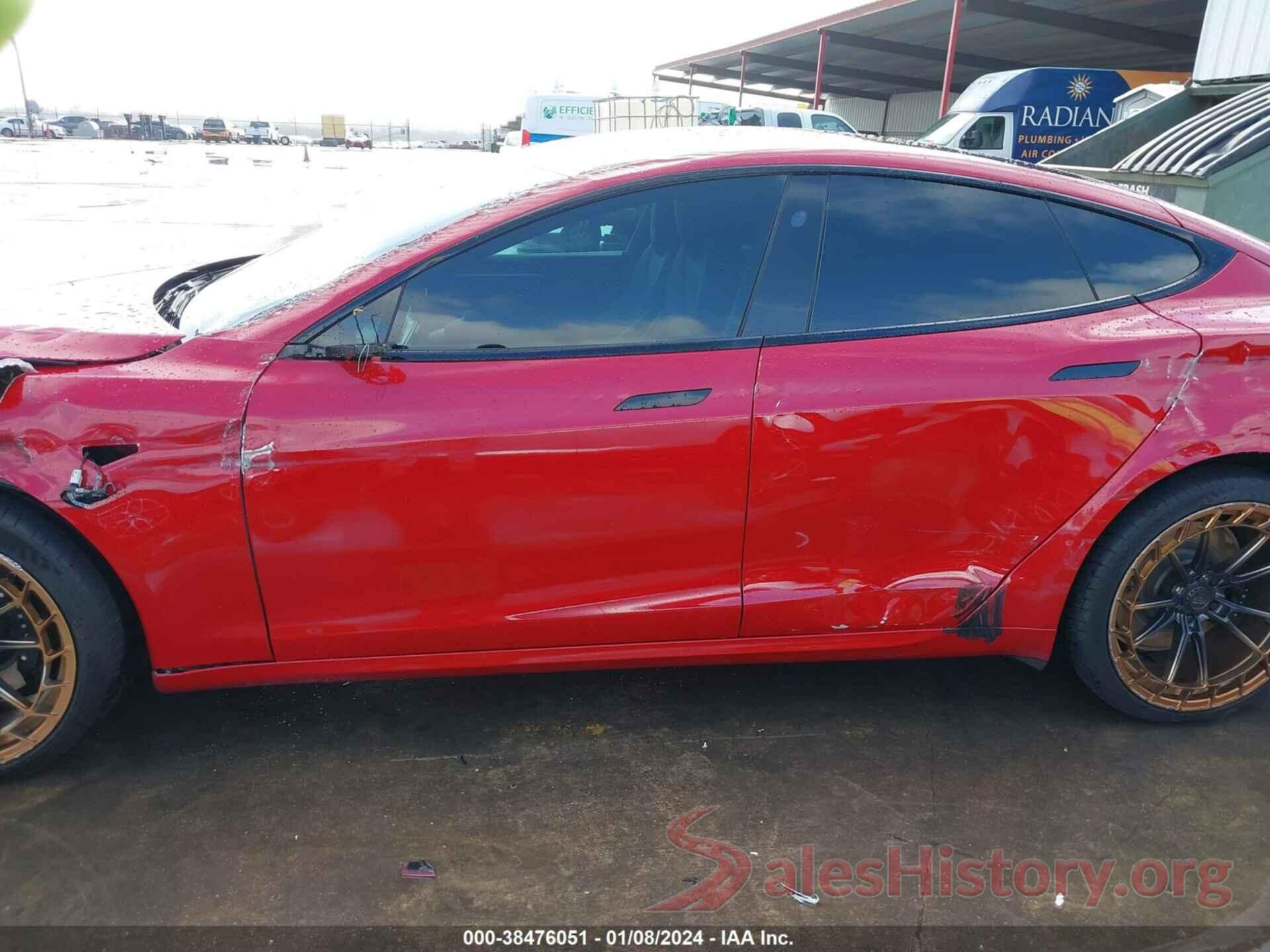 5YJSA1E69NF477320 2022 TESLA MODEL S