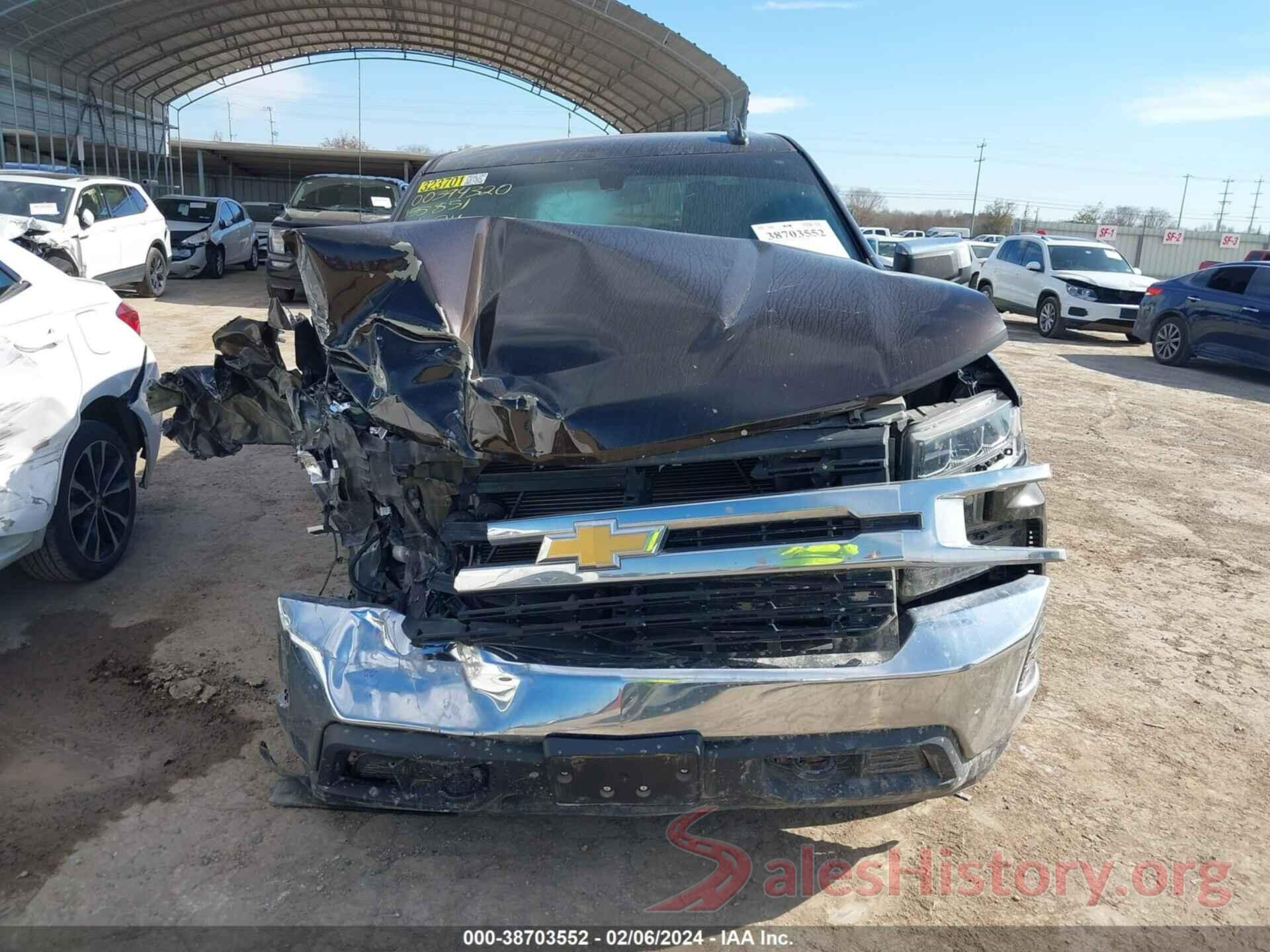 3GCUYDED3LG155851 2020 CHEVROLET SILVERADO 1500