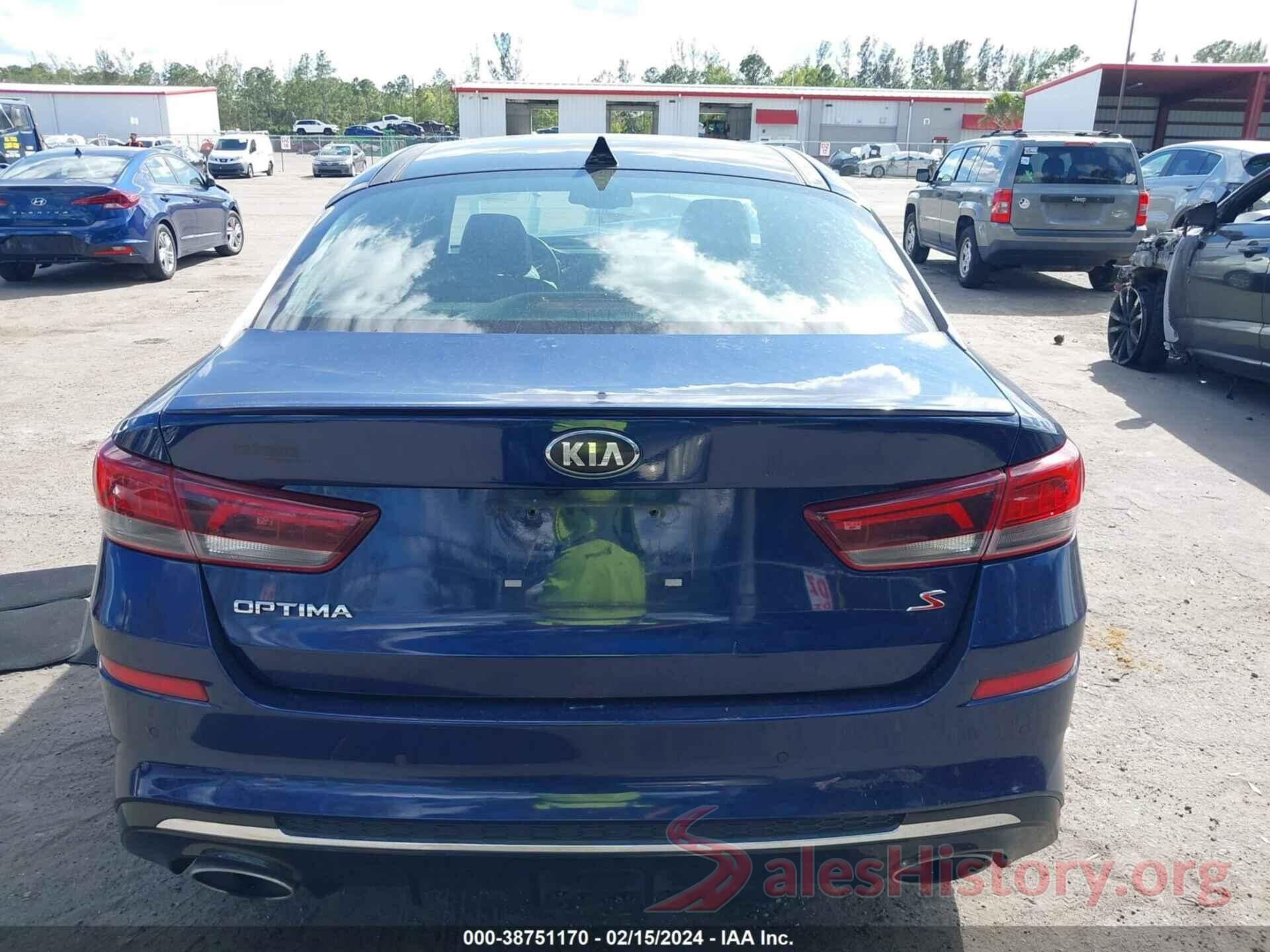 5XXGT4L37KG297756 2019 KIA OPTIMA