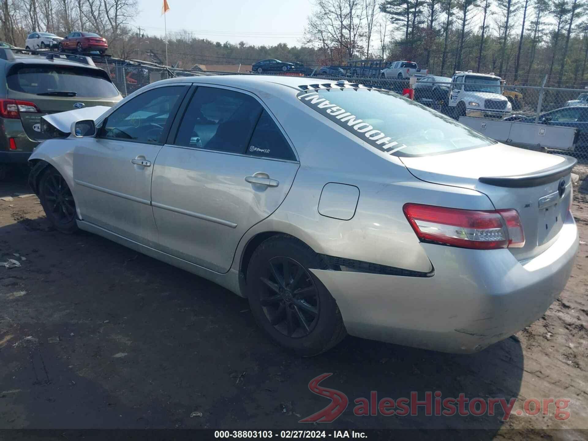 4T4BF3EK3BR139877 2011 TOYOTA CAMRY