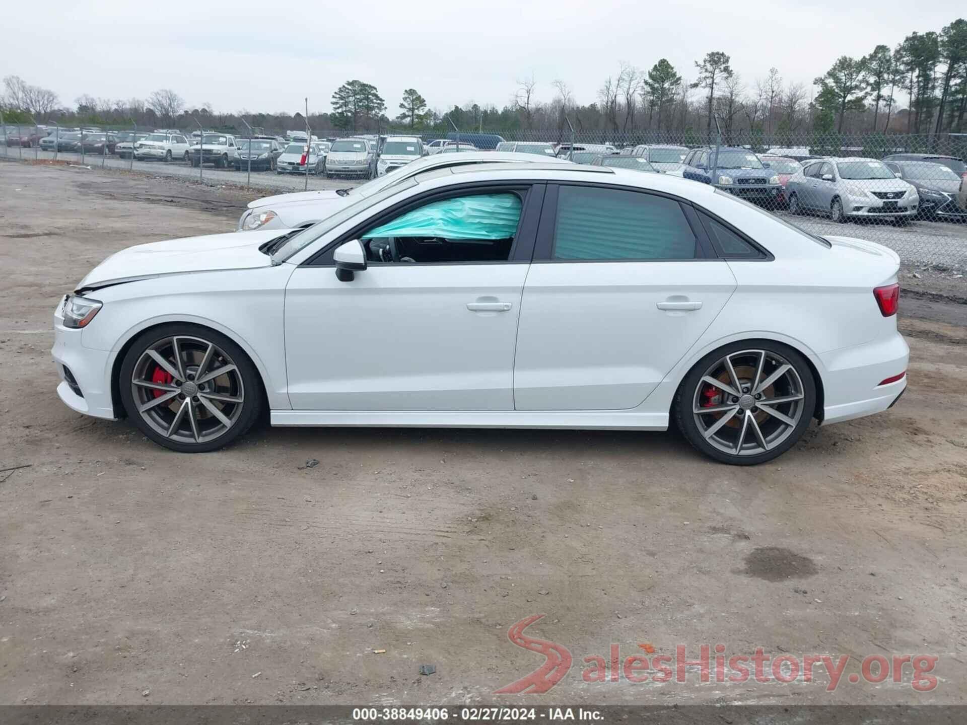 WAUB1GFF4J1012560 2018 AUDI S3