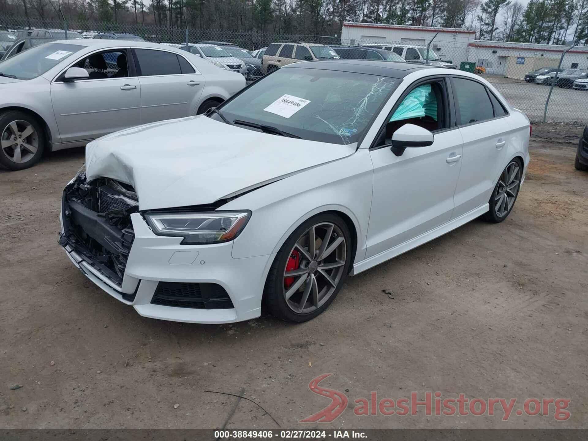 WAUB1GFF4J1012560 2018 AUDI S3