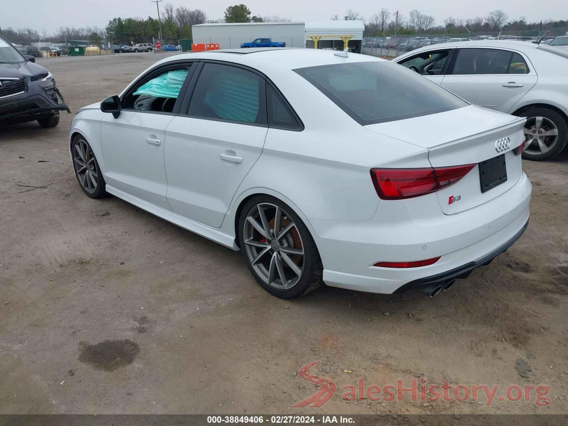 WAUB1GFF4J1012560 2018 AUDI S3