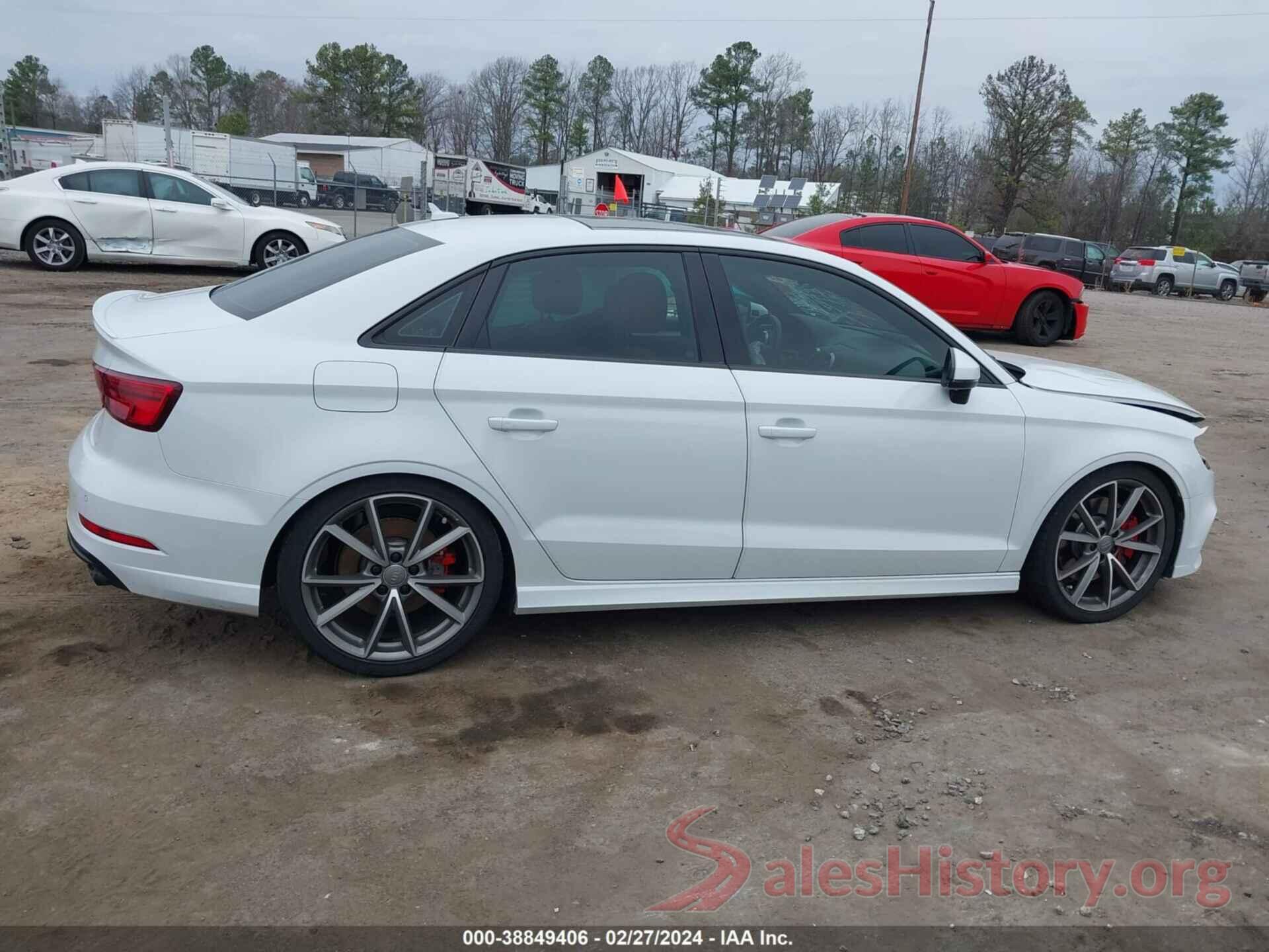 WAUB1GFF4J1012560 2018 AUDI S3