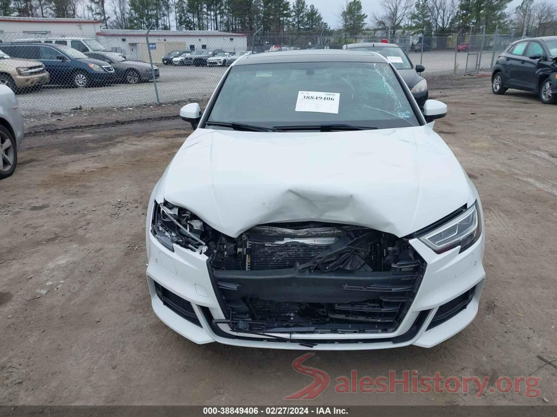 WAUB1GFF4J1012560 2018 AUDI S3