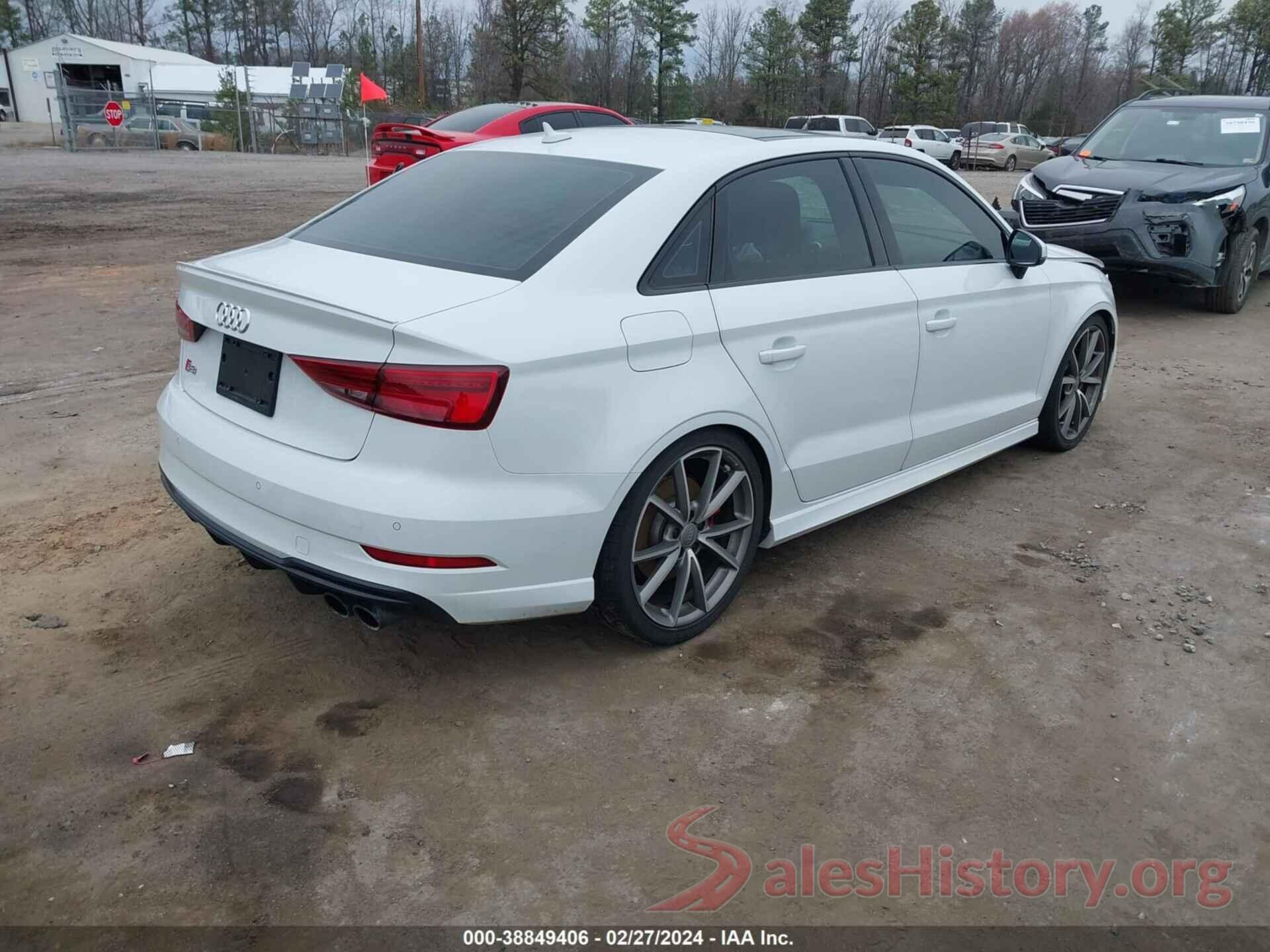 WAUB1GFF4J1012560 2018 AUDI S3