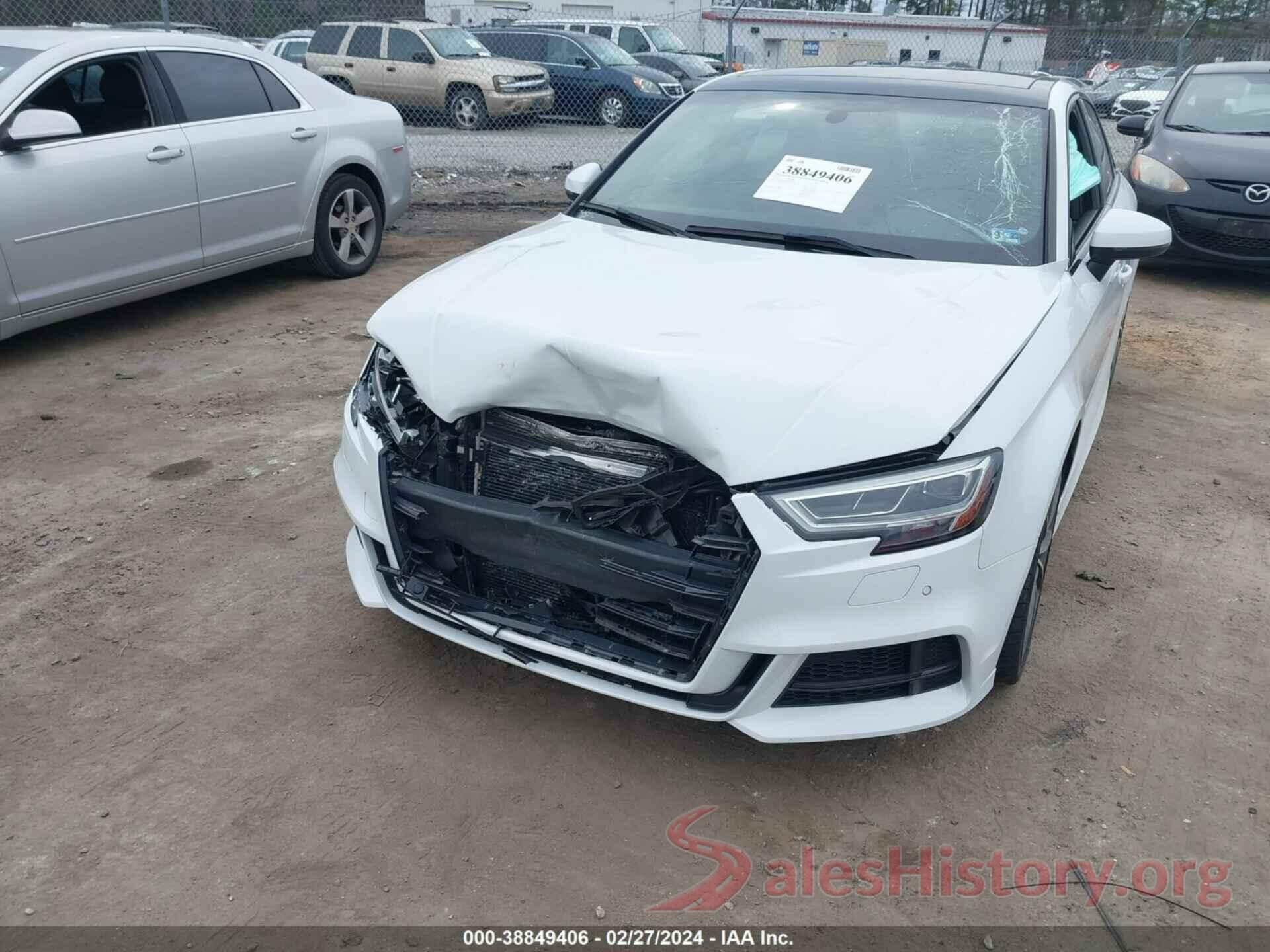 WAUB1GFF4J1012560 2018 AUDI S3