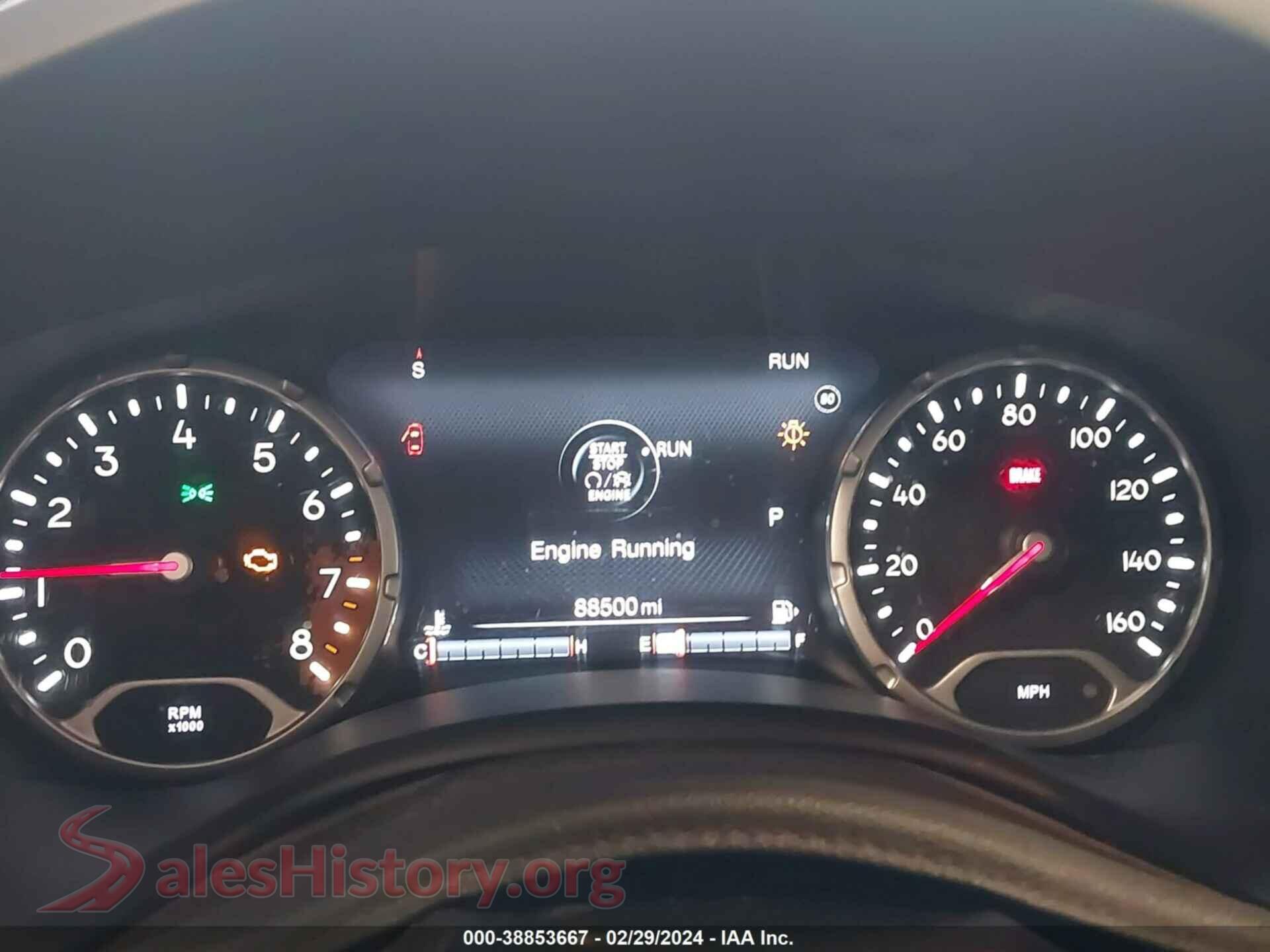 2018 JEEP RENEGADE VIN ZACCJBBB0JPH13030, passenger side view