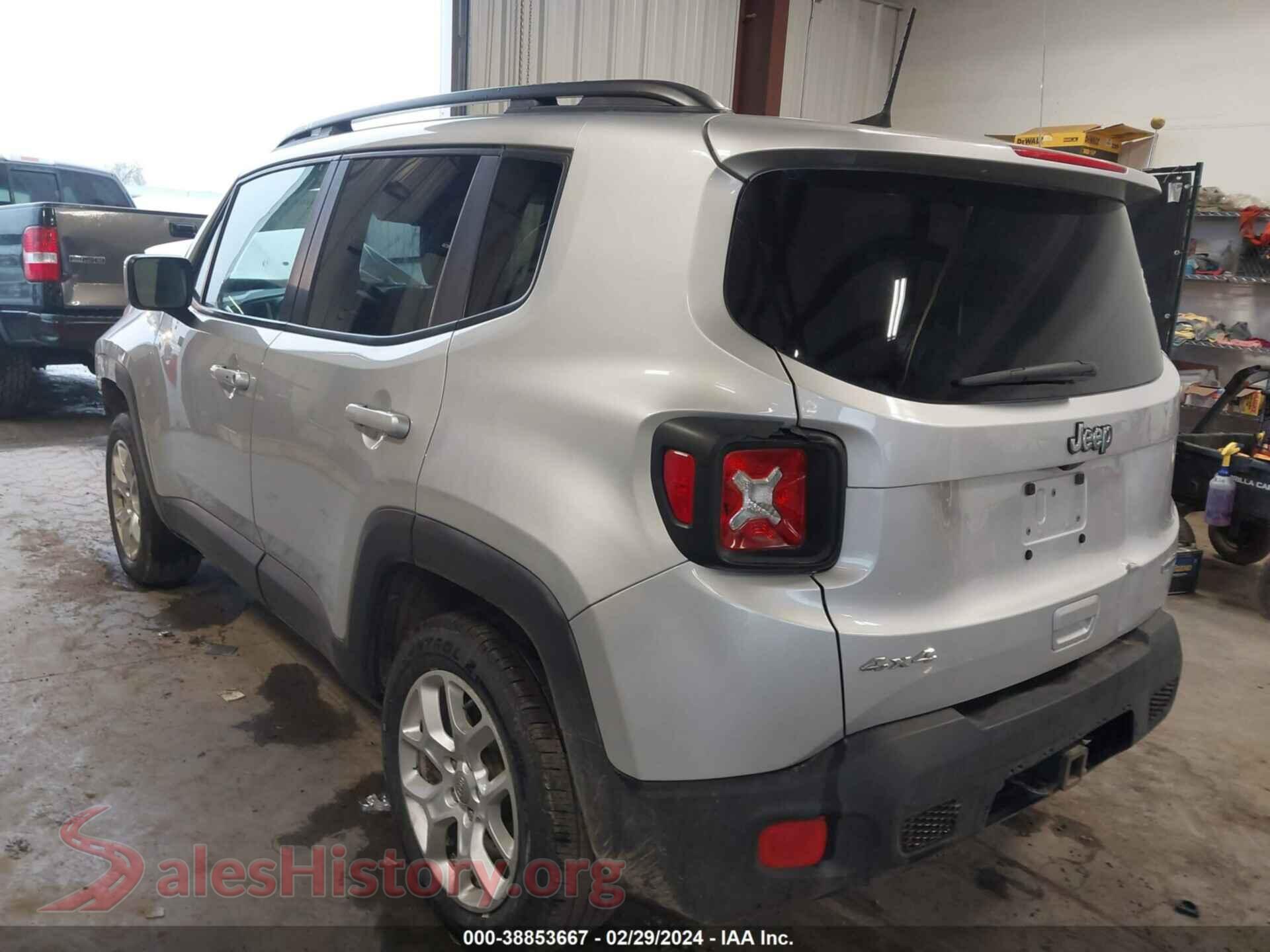 2018 JEEP RENEGADE VIN ZACCJBBB0JPH13030, driver side view