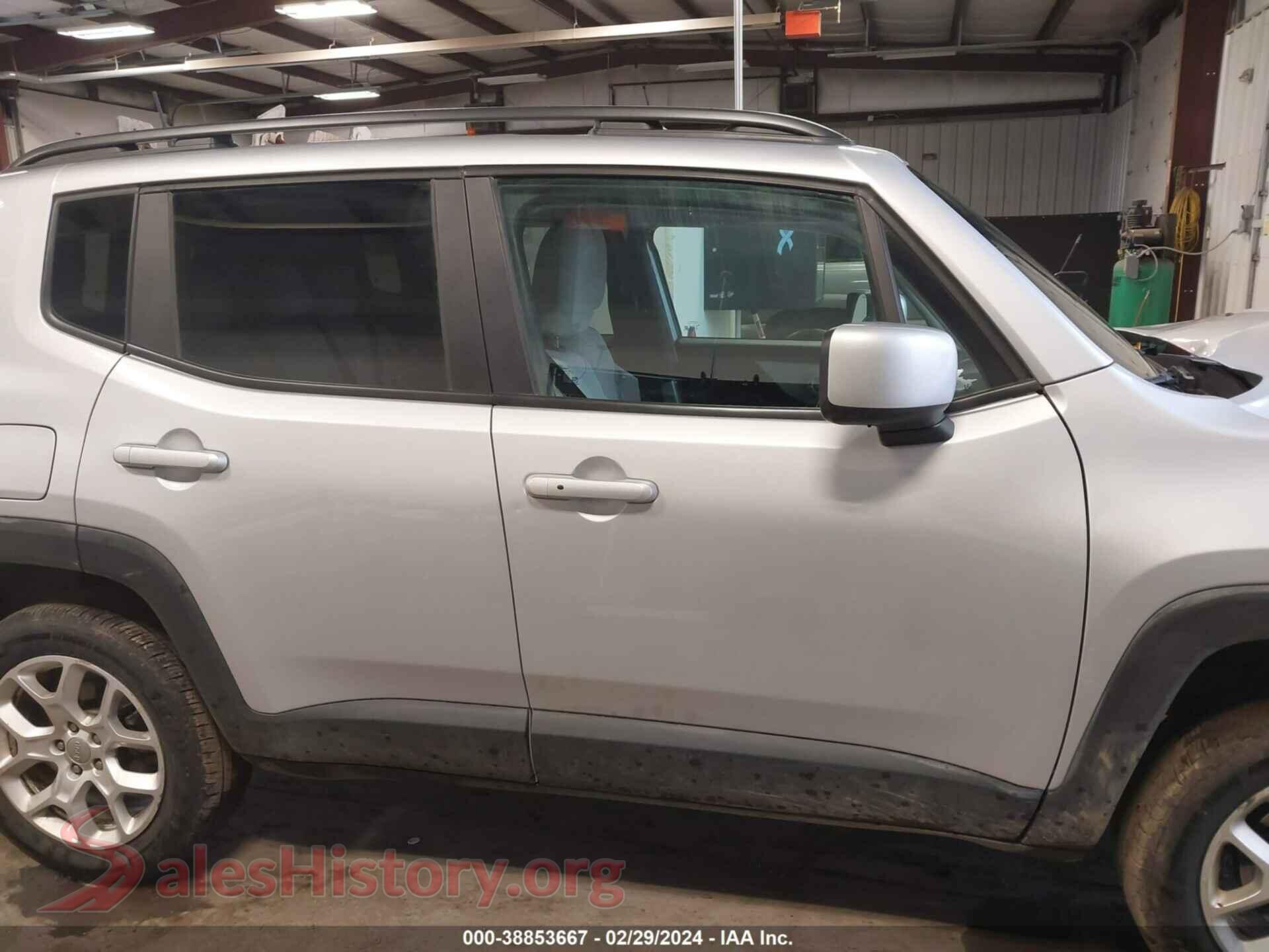 2018 JEEP RENEGADE VIN ZACCJBBB0JPH13030, auction photo 14