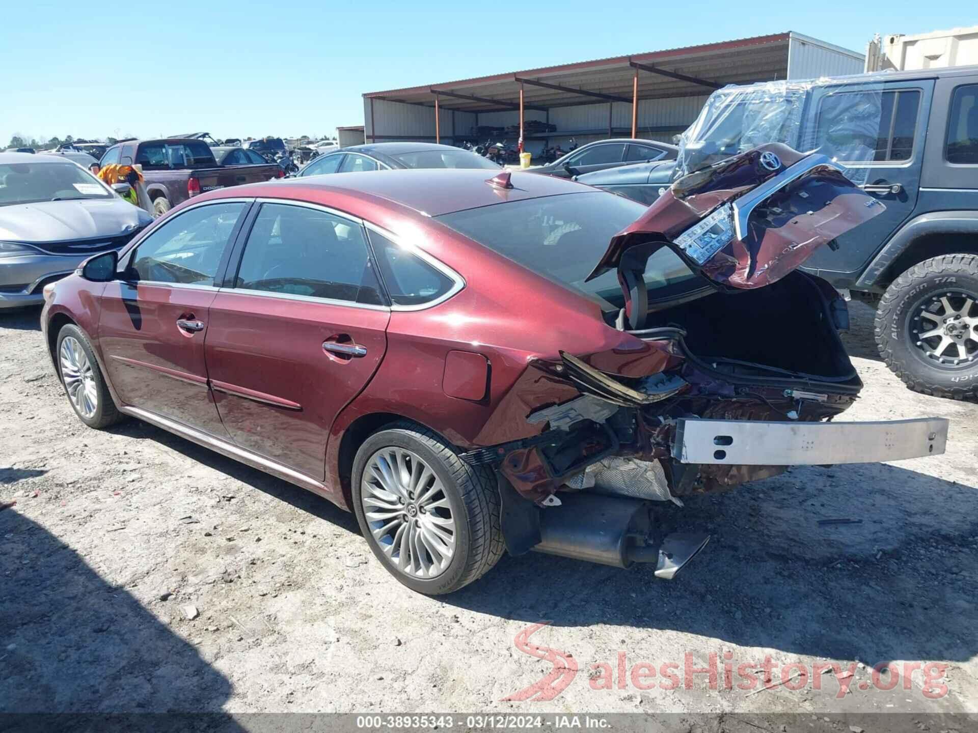 4T1BK1EB7JU287653 2018 TOYOTA AVALON