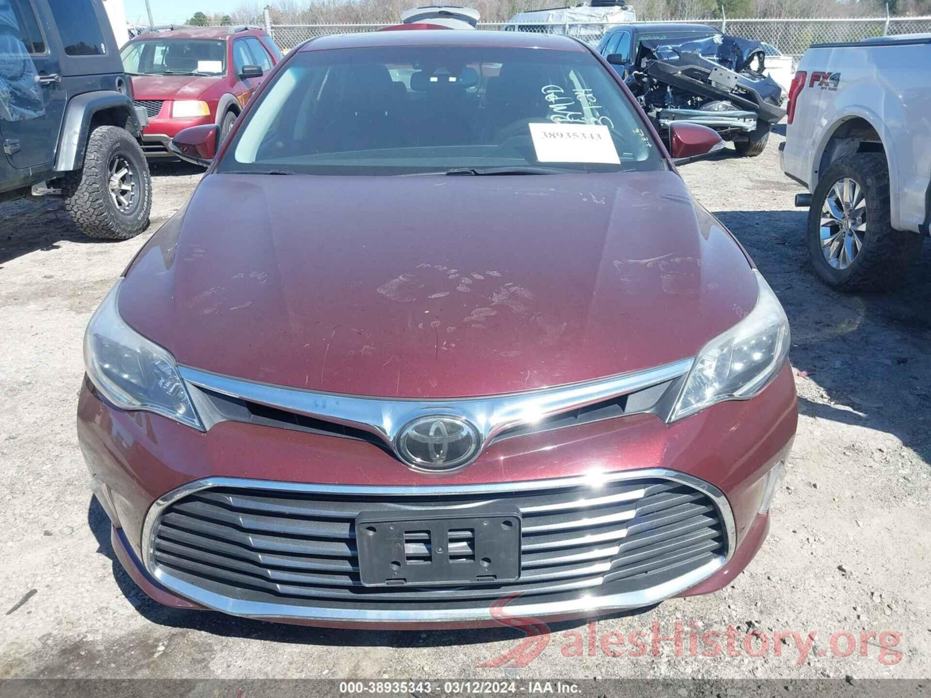 4T1BK1EB7JU287653 2018 TOYOTA AVALON