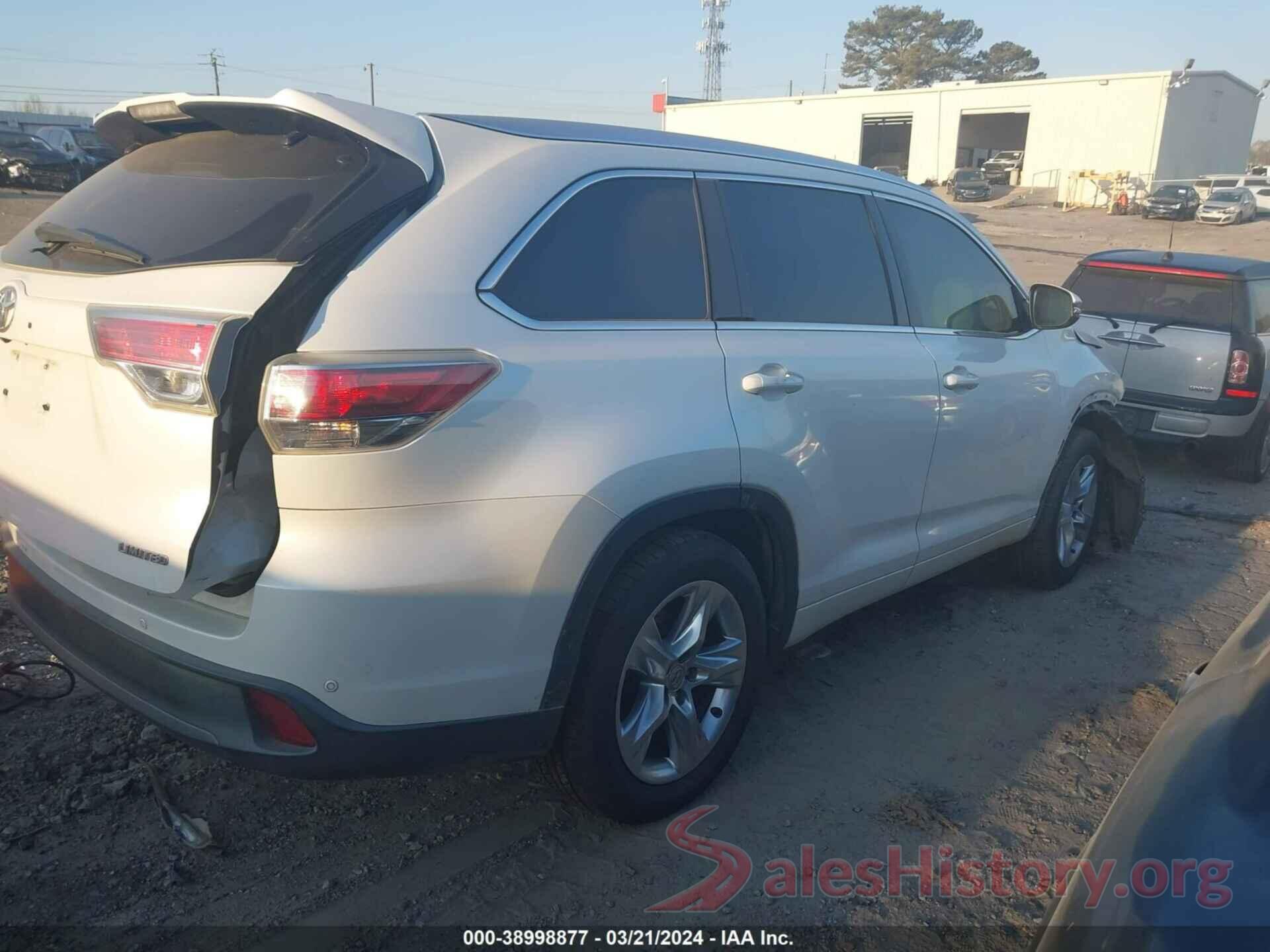 5TDYKRFH2FS088828 2015 TOYOTA HIGHLANDER