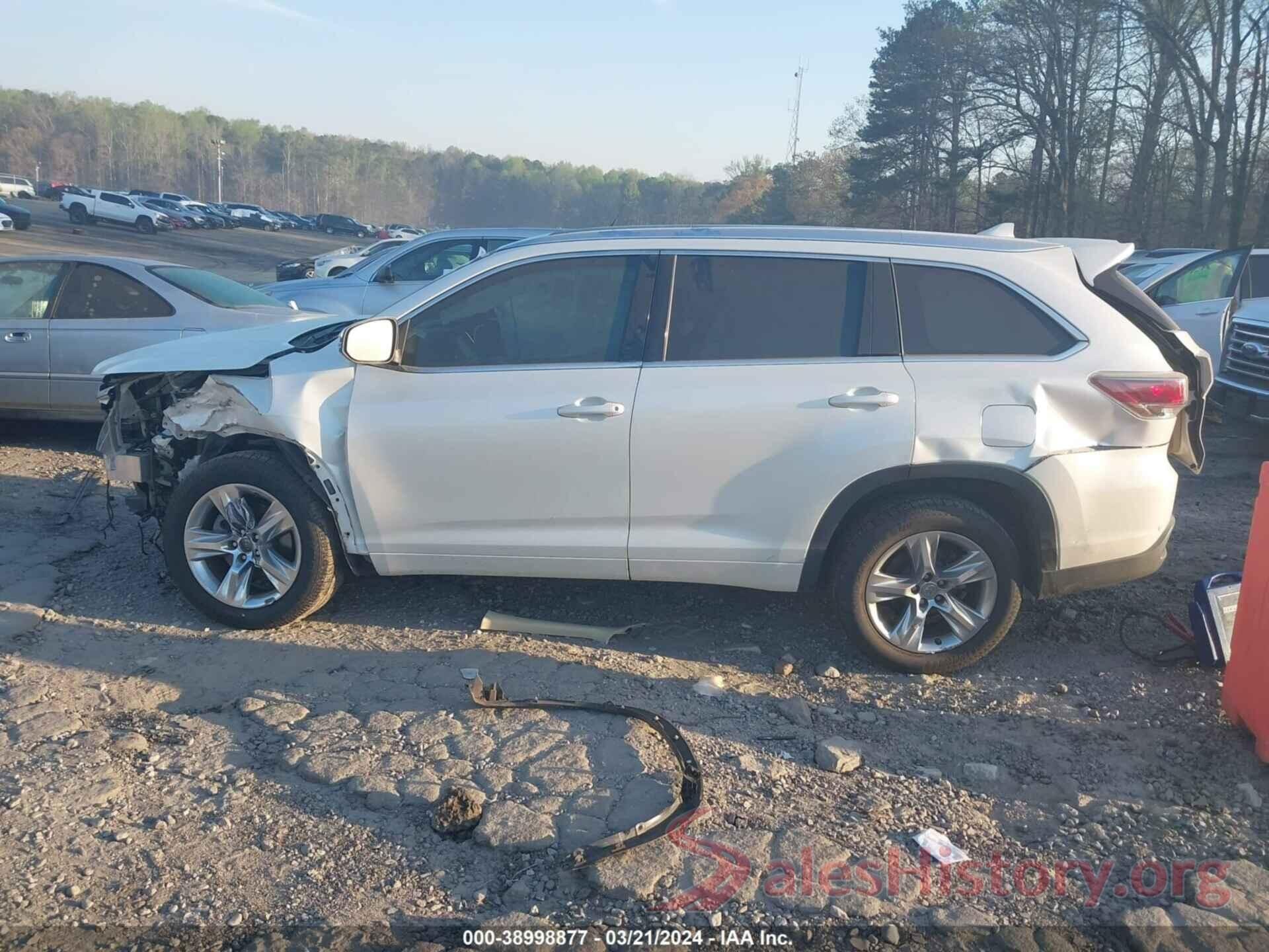 5TDYKRFH2FS088828 2015 TOYOTA HIGHLANDER