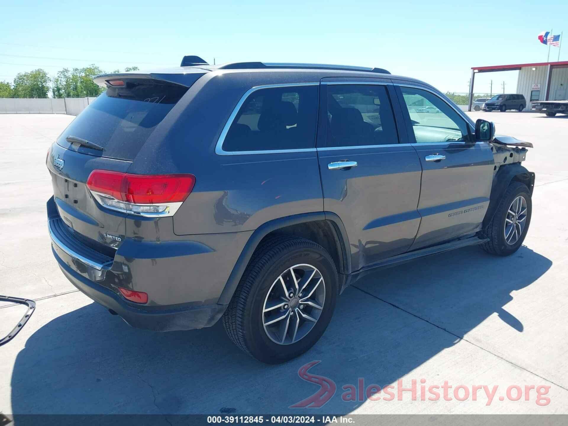 1C4RJFBG4KC713616 2019 JEEP GRAND CHEROKEE