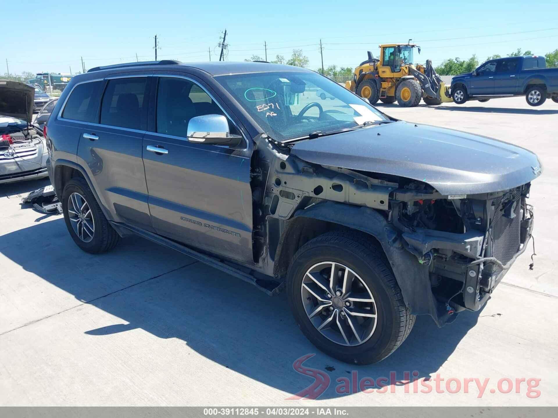 1C4RJFBG4KC713616 2019 JEEP GRAND CHEROKEE