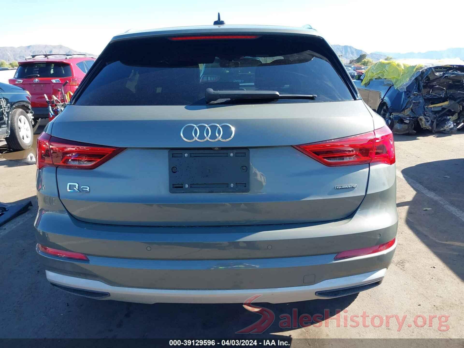 WA1AECF30L1007967 2020 AUDI Q3