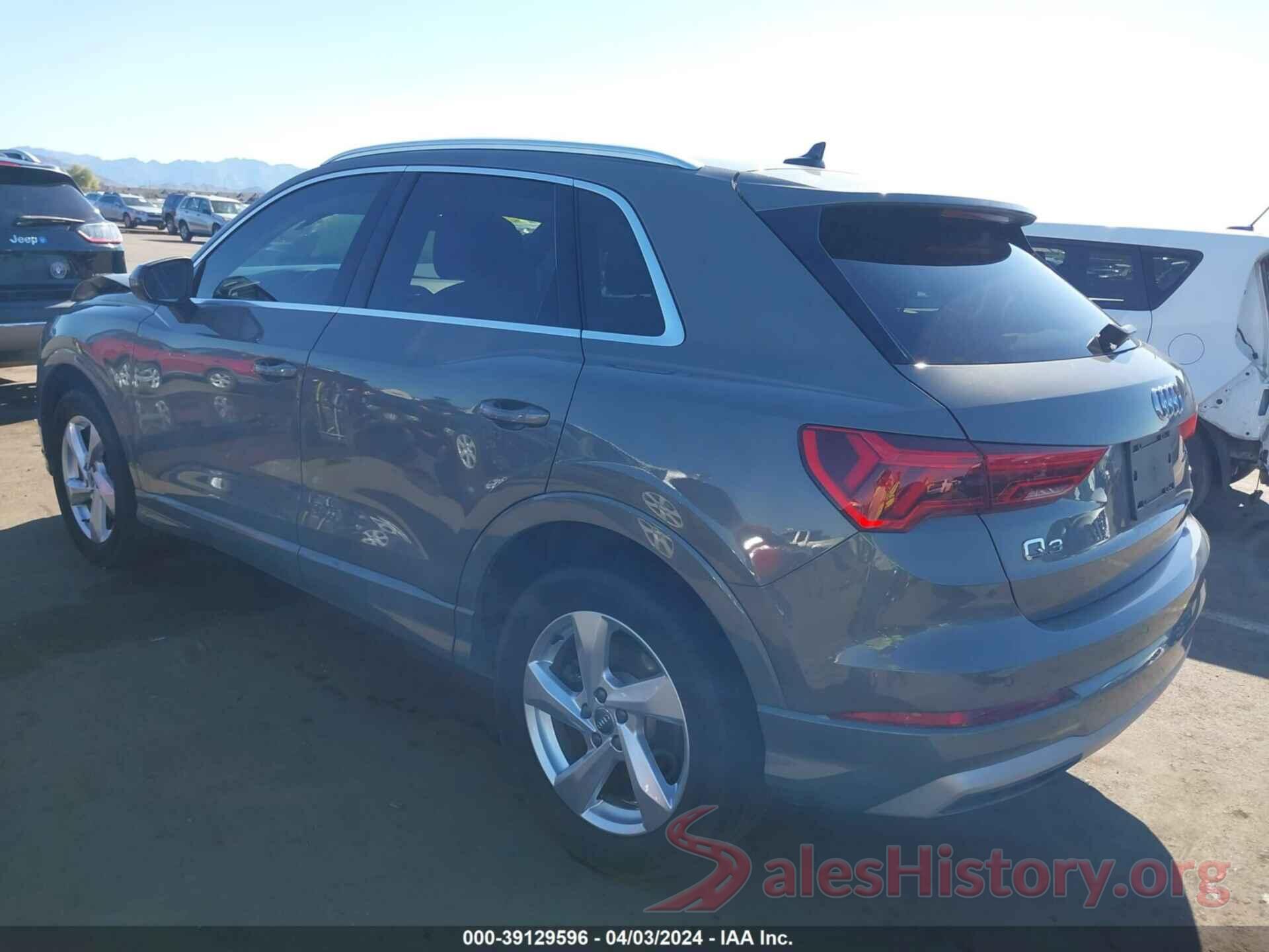 WA1AECF30L1007967 2020 AUDI Q3