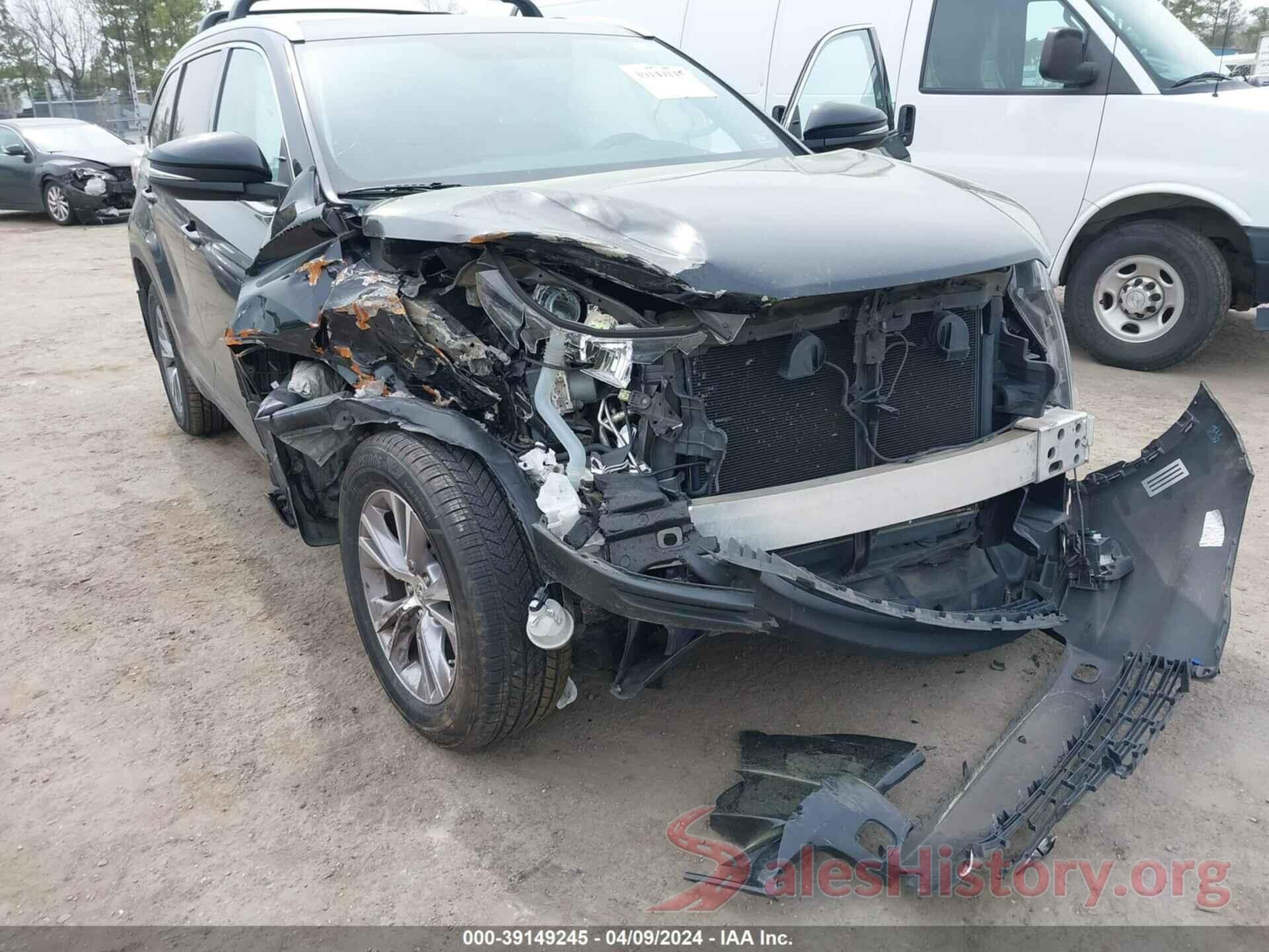 5TDJKRFH7FS221097 2015 TOYOTA HIGHLANDER