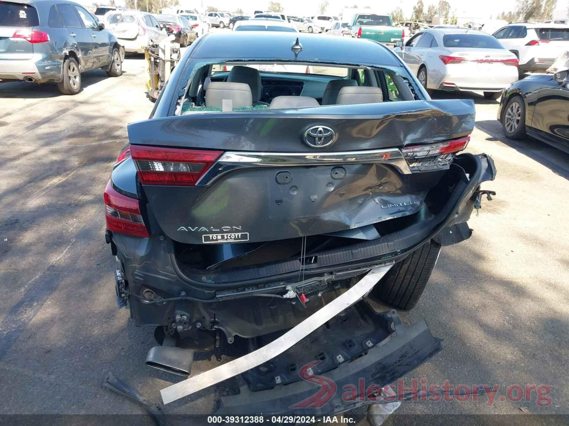 4T1BK1EB9HU258830 2017 TOYOTA AVALON