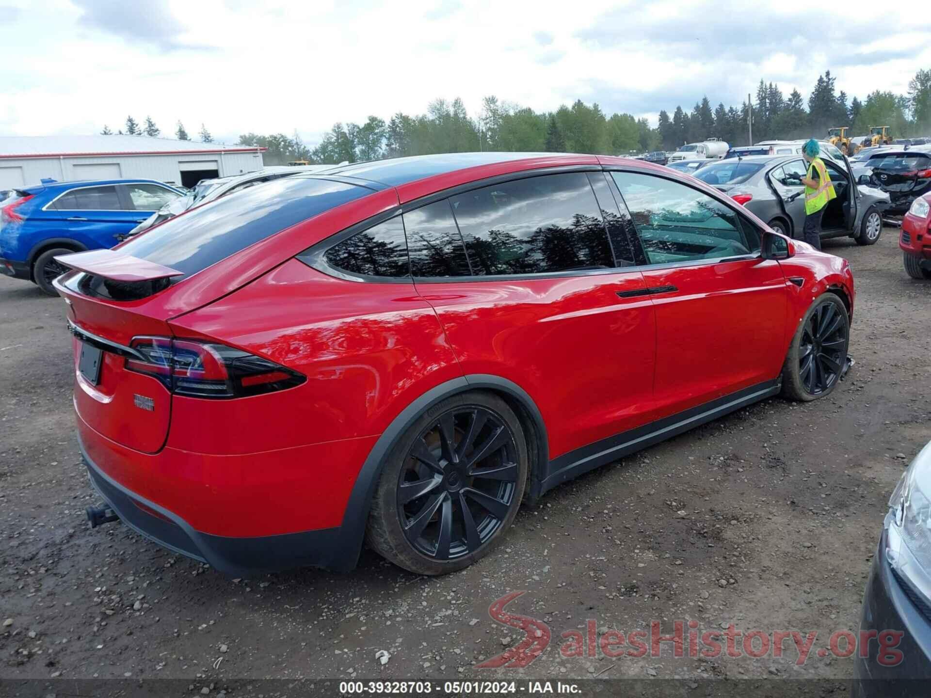 7SAXCBE63NF354508 2022 TESLA MODEL X