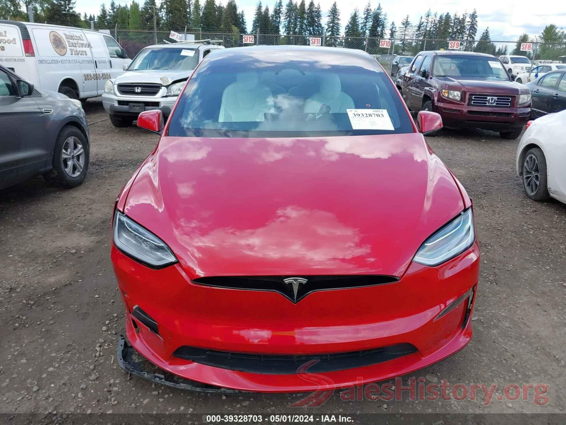 7SAXCBE63NF354508 2022 TESLA MODEL X