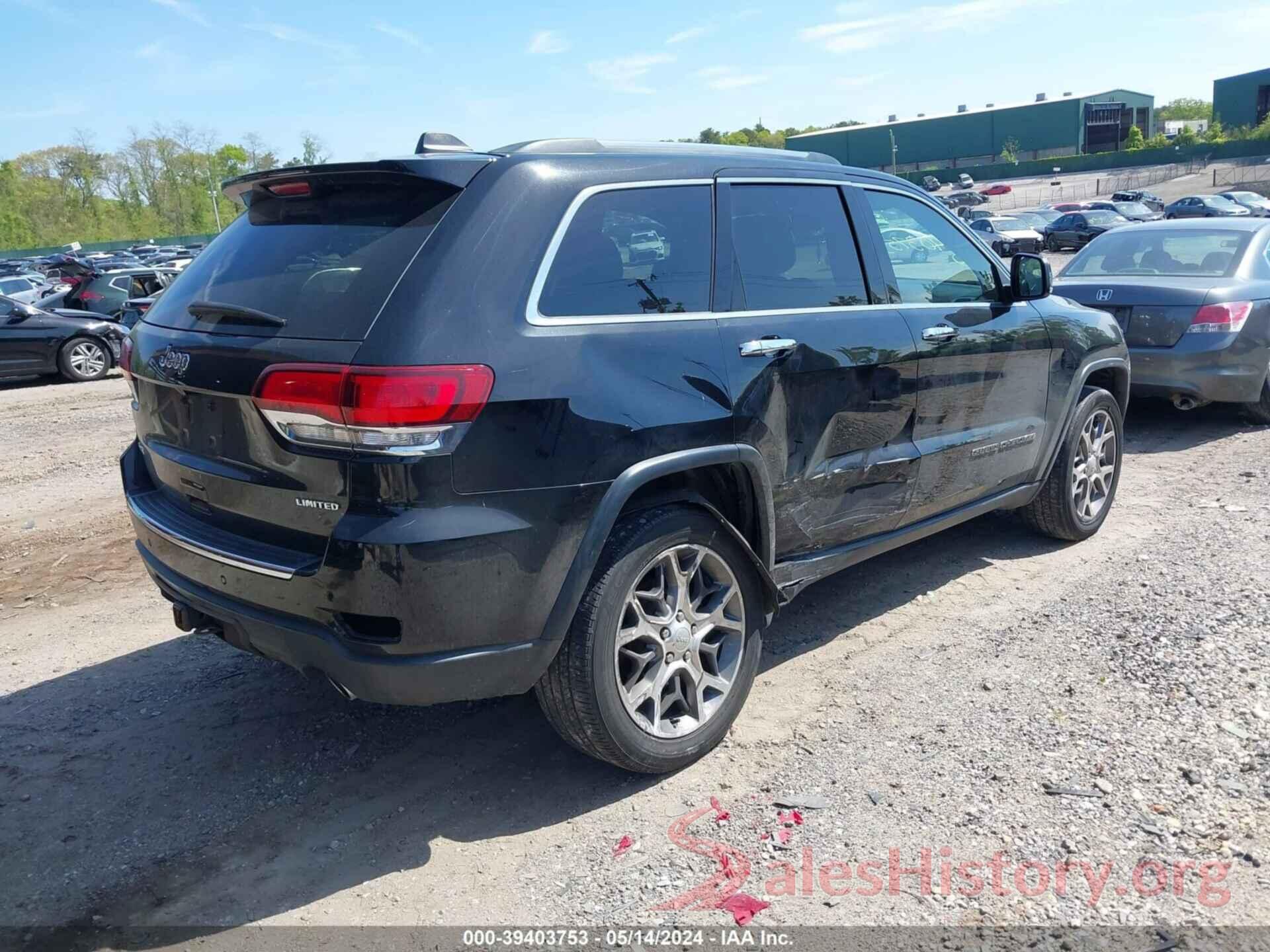 1C4RJFBG2LC440614 2020 JEEP GRAND CHEROKEE