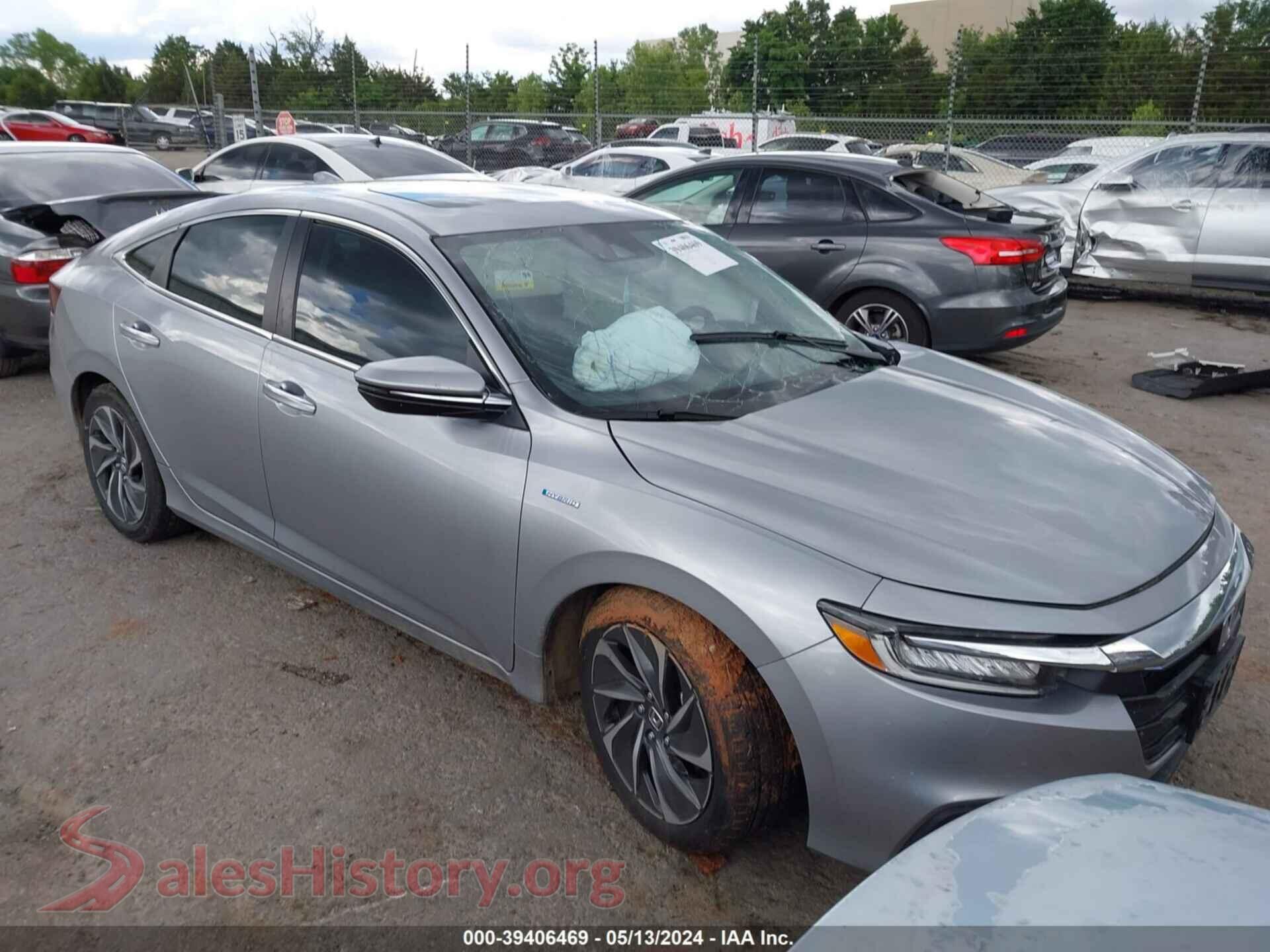 2022 HONDA INSIGHT VIN 19XZE4F9XNE015805, auction photo