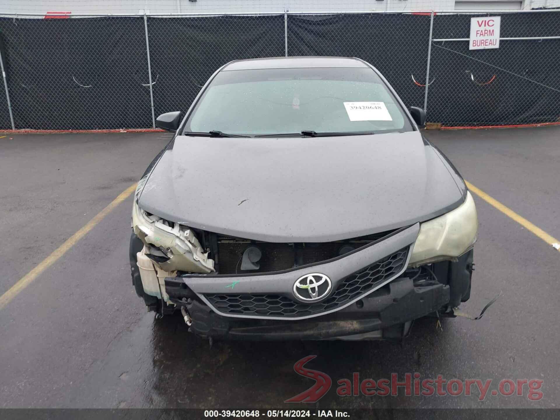 4T1BF1FK6DU667171 2013 TOYOTA CAMRY