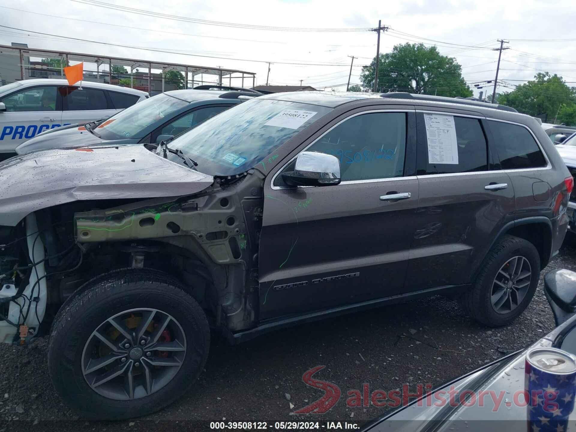 1C4RJFBG8HC954507 2017 JEEP GRAND CHEROKEE