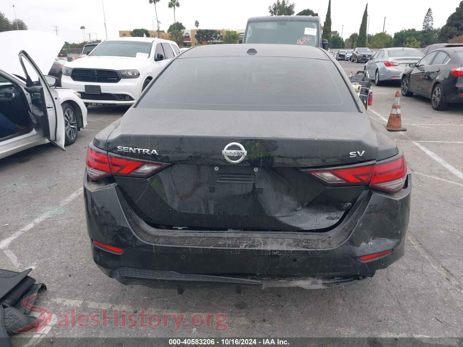 2021 NISSAN SENTRA VIN 3N1AB8CV4MY264518, auction photo 16