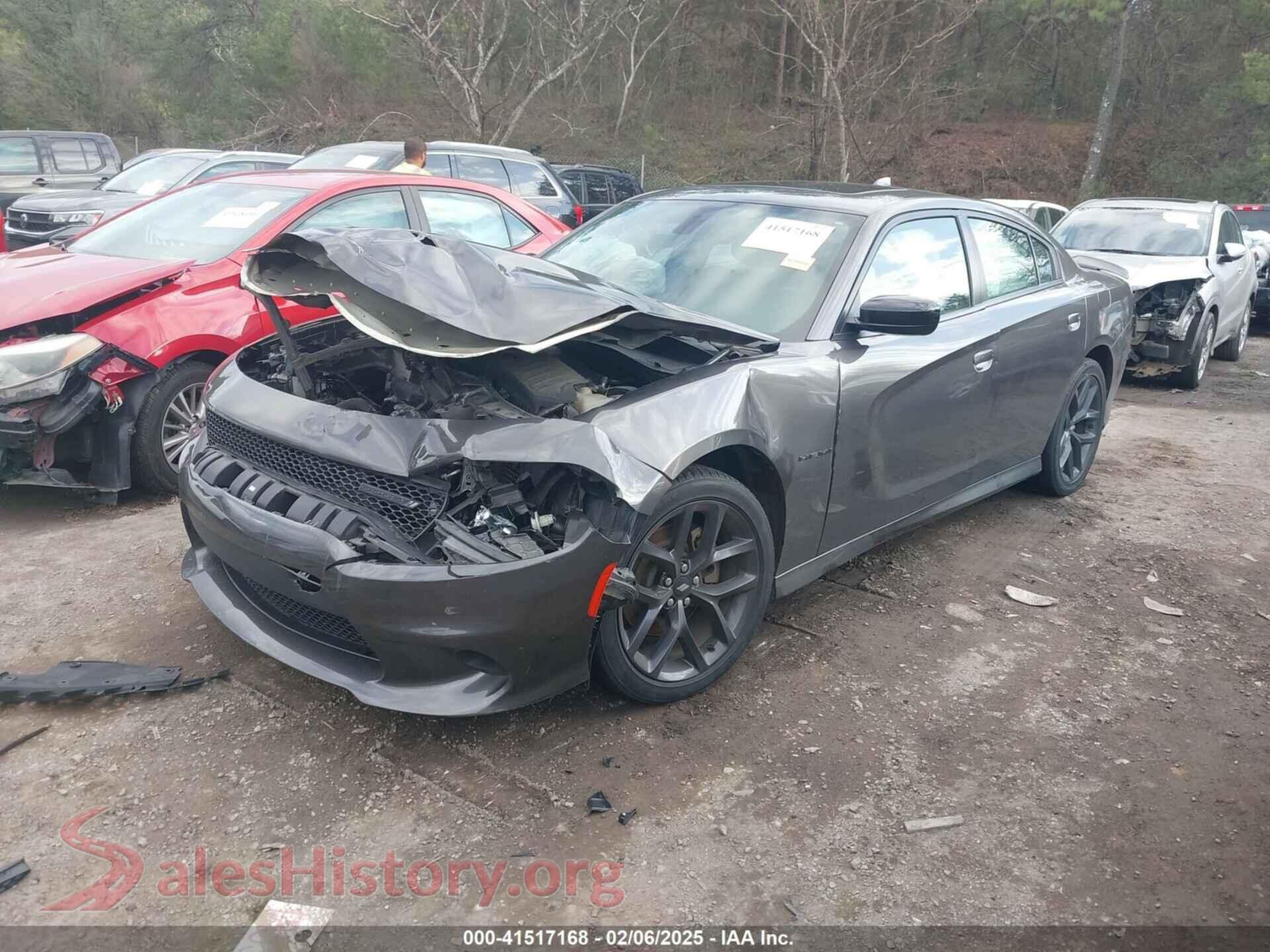 2021 DODGE CHARGER VIN 2C3CDXCT6MH625086, front view
