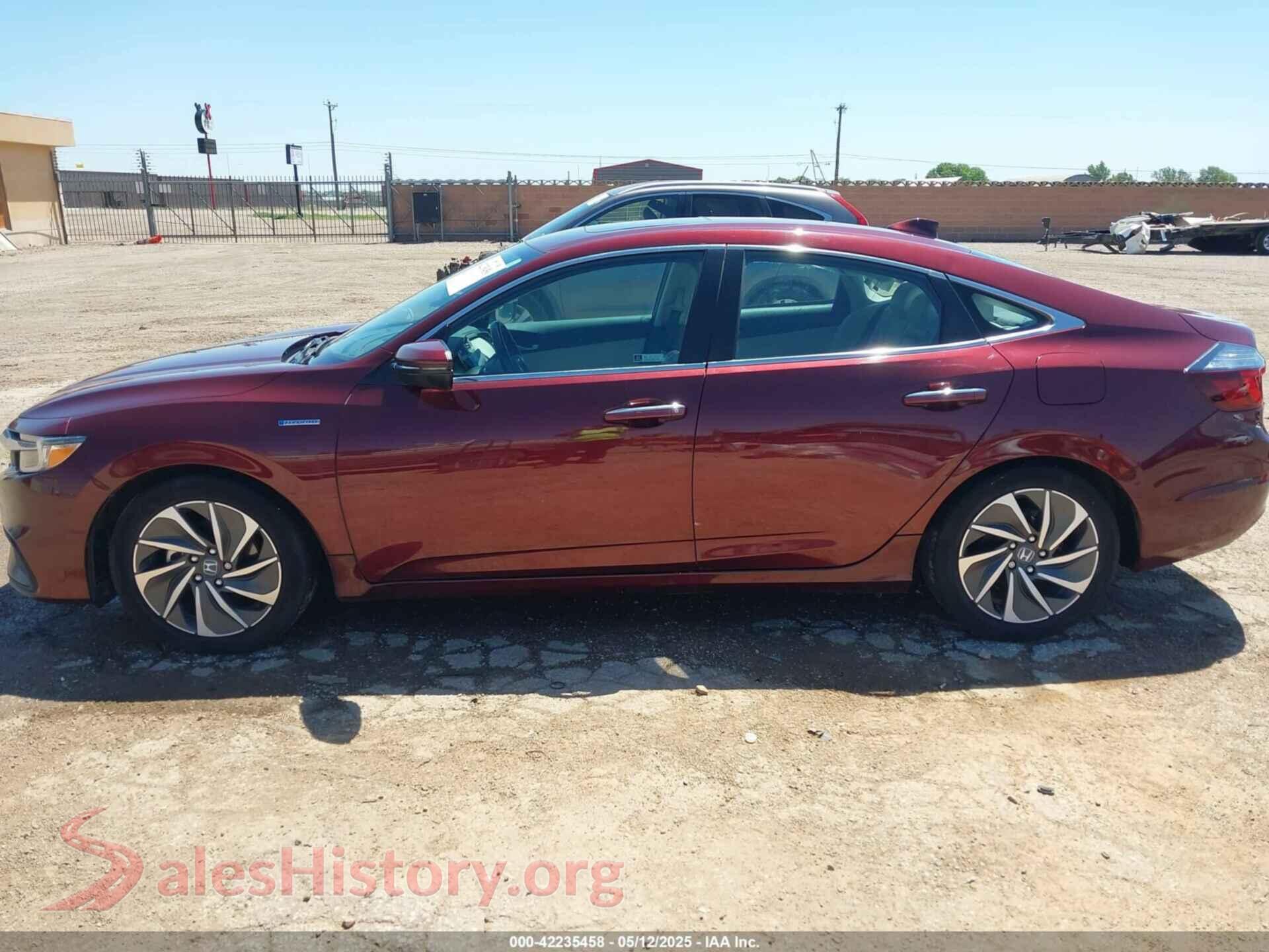 2020 HONDA INSIGHT VIN 19XZE4F99LE010043, auction photo 15