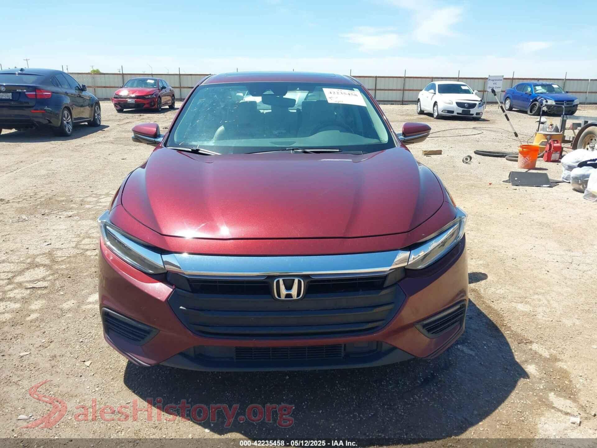 2020 HONDA INSIGHT VIN 19XZE4F99LE010043, auction photo 13