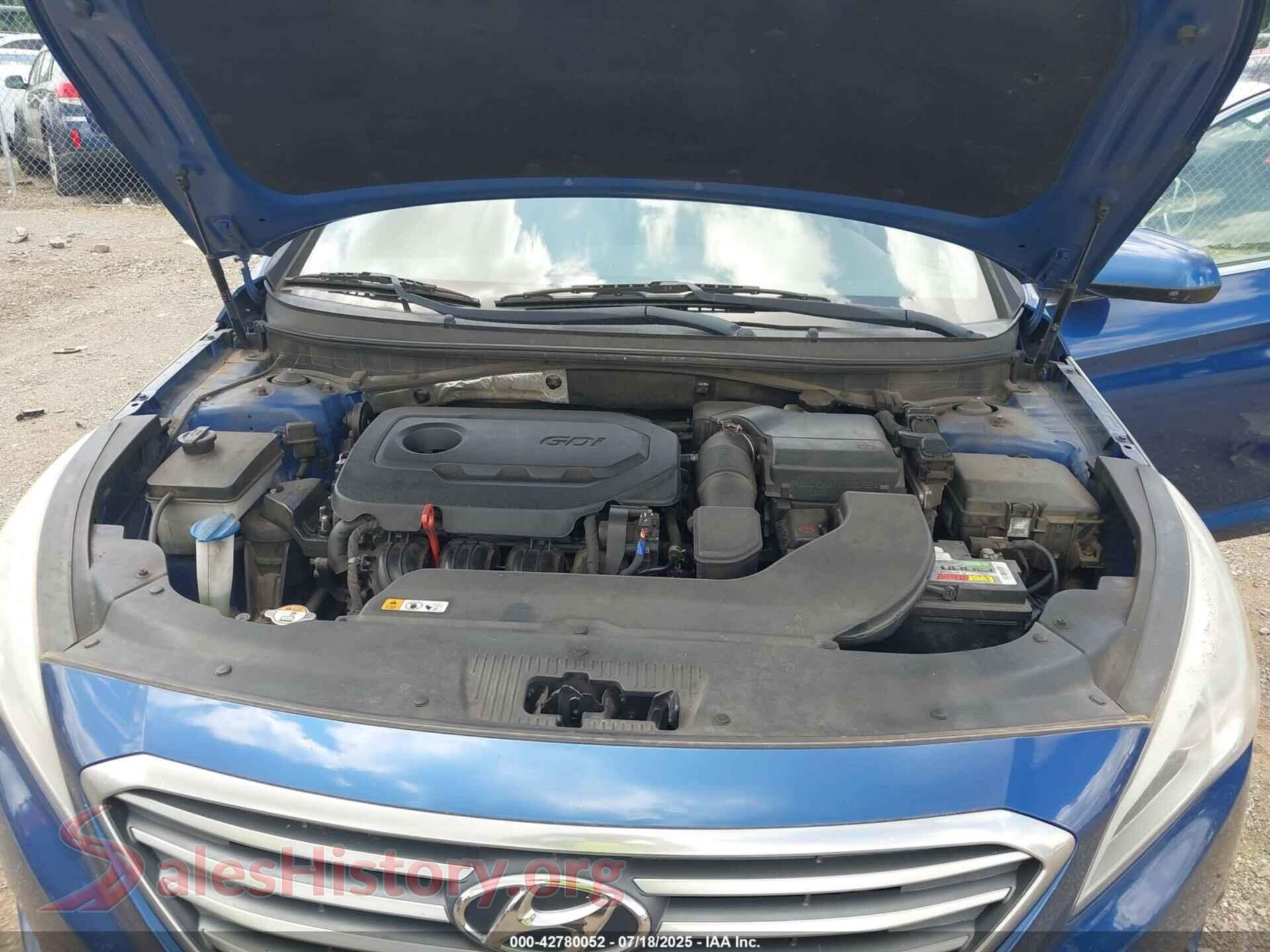 2017 HYUNDAI SONATA VIN 5NPE24AF1HH571974, interior dashboard