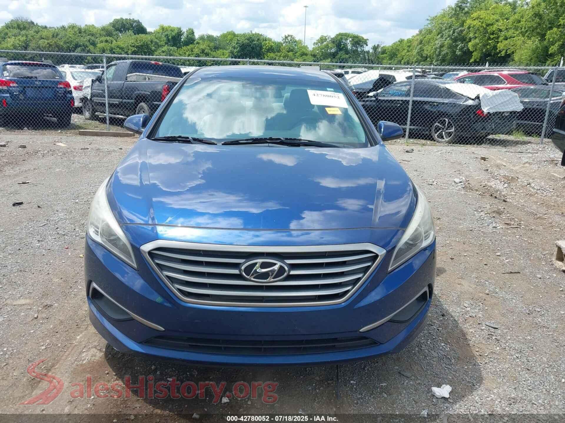 2017 HYUNDAI SONATA VIN 5NPE24AF1HH571974, auction photo 13