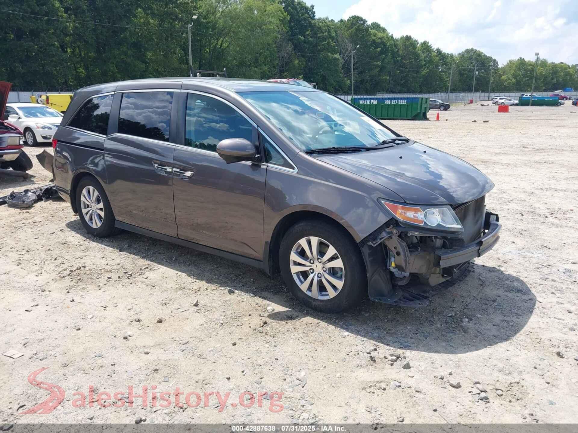 5FNRL5H63HB011463 2017 HONDA ODYSSEY