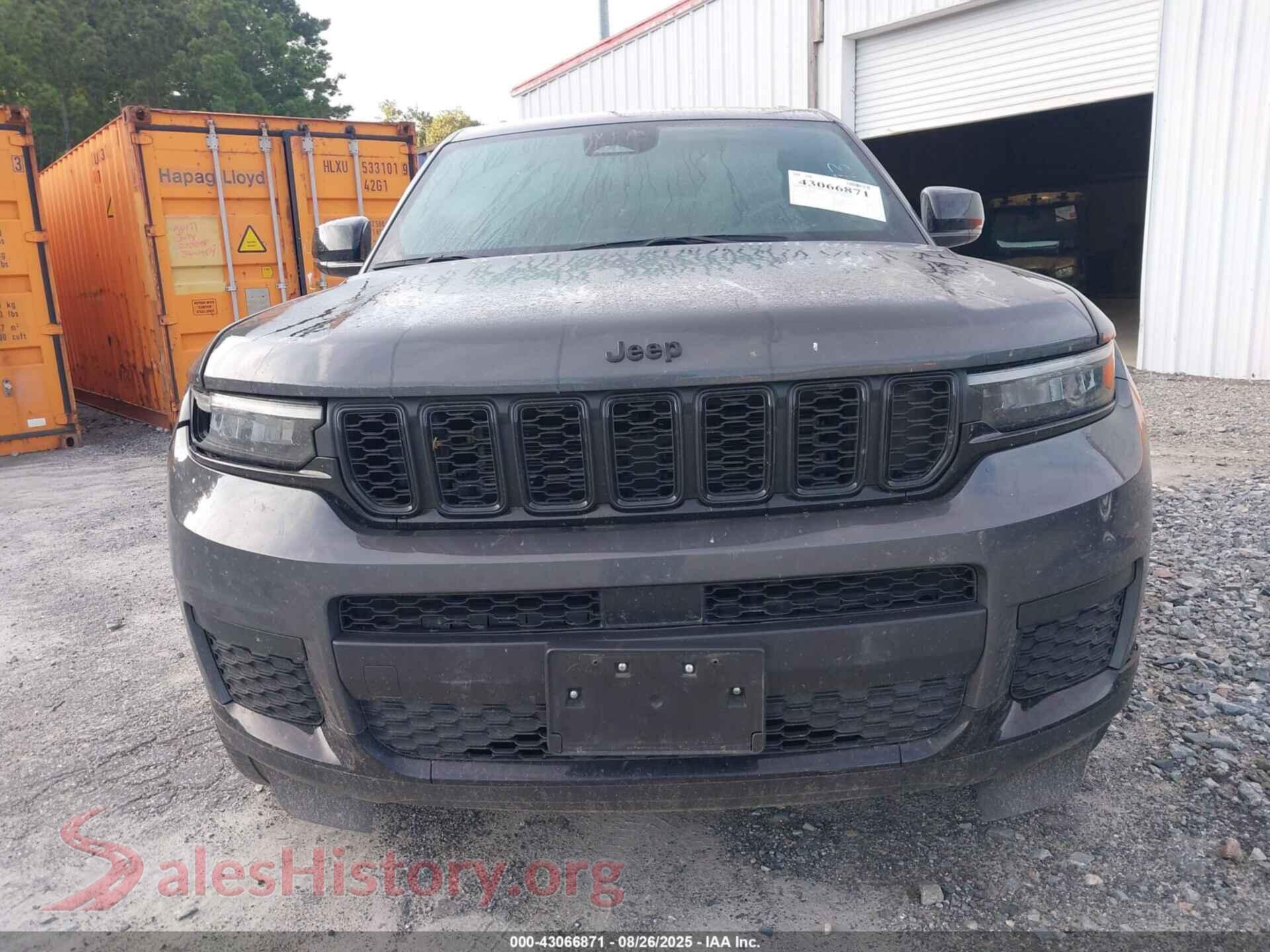 2023 JEEP GRAND CHEROKEE L VIN 1C4RJKAG0P8881659, damage close-up