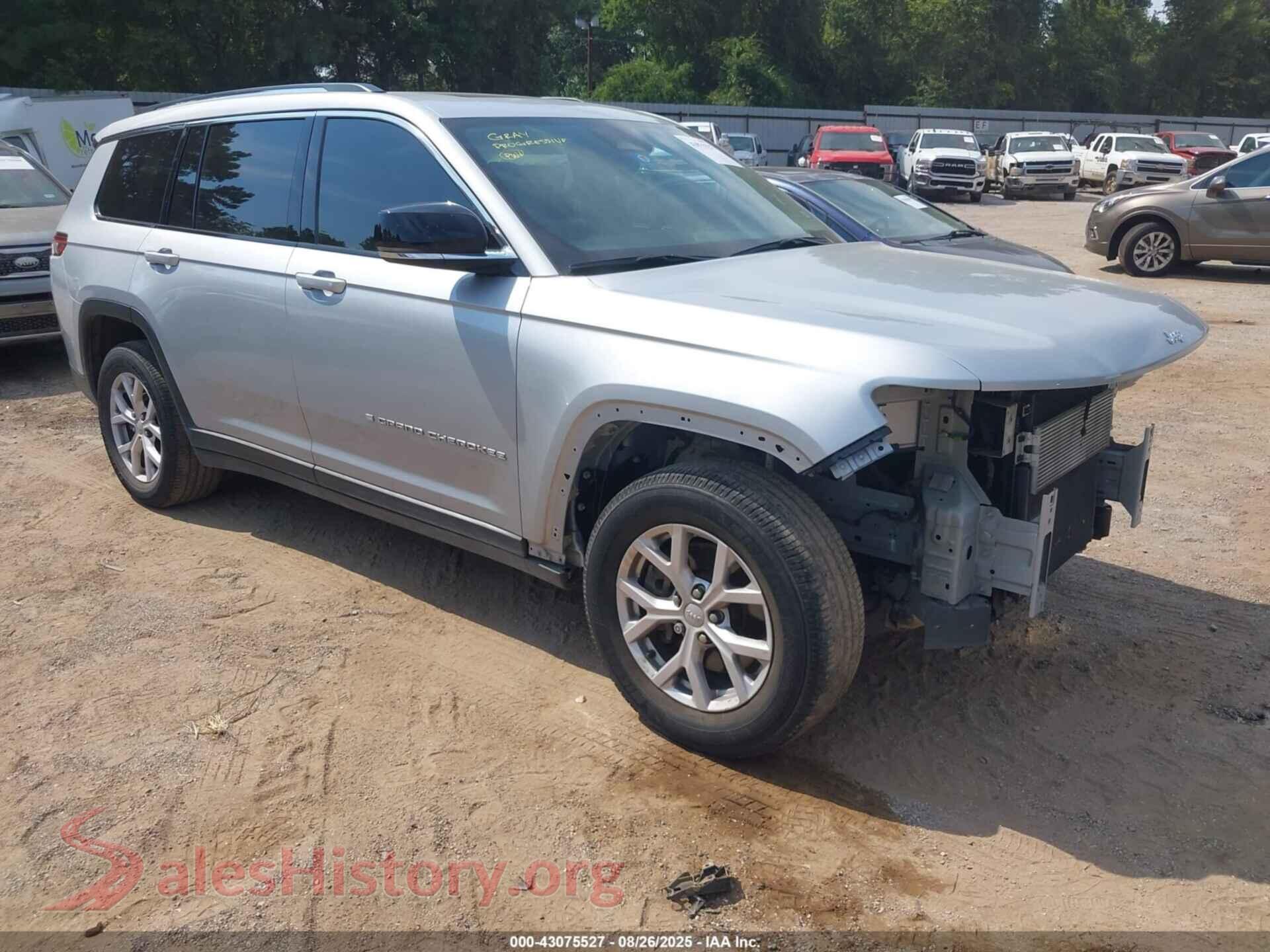 1C4RJJBG1N8568481 2022 JEEP GRAND CHEROKEE L