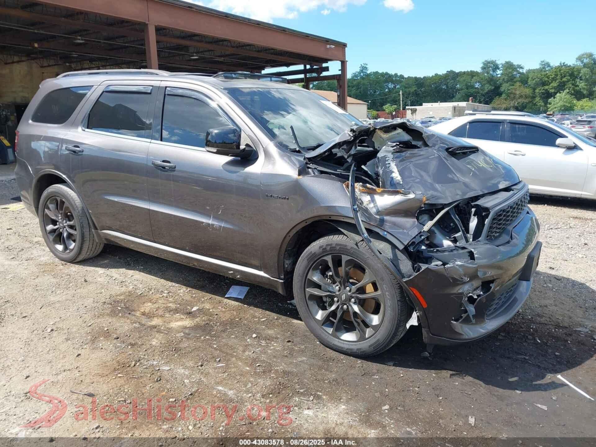 1C4SDJCT8MC850181 2021 DODGE DURANGO