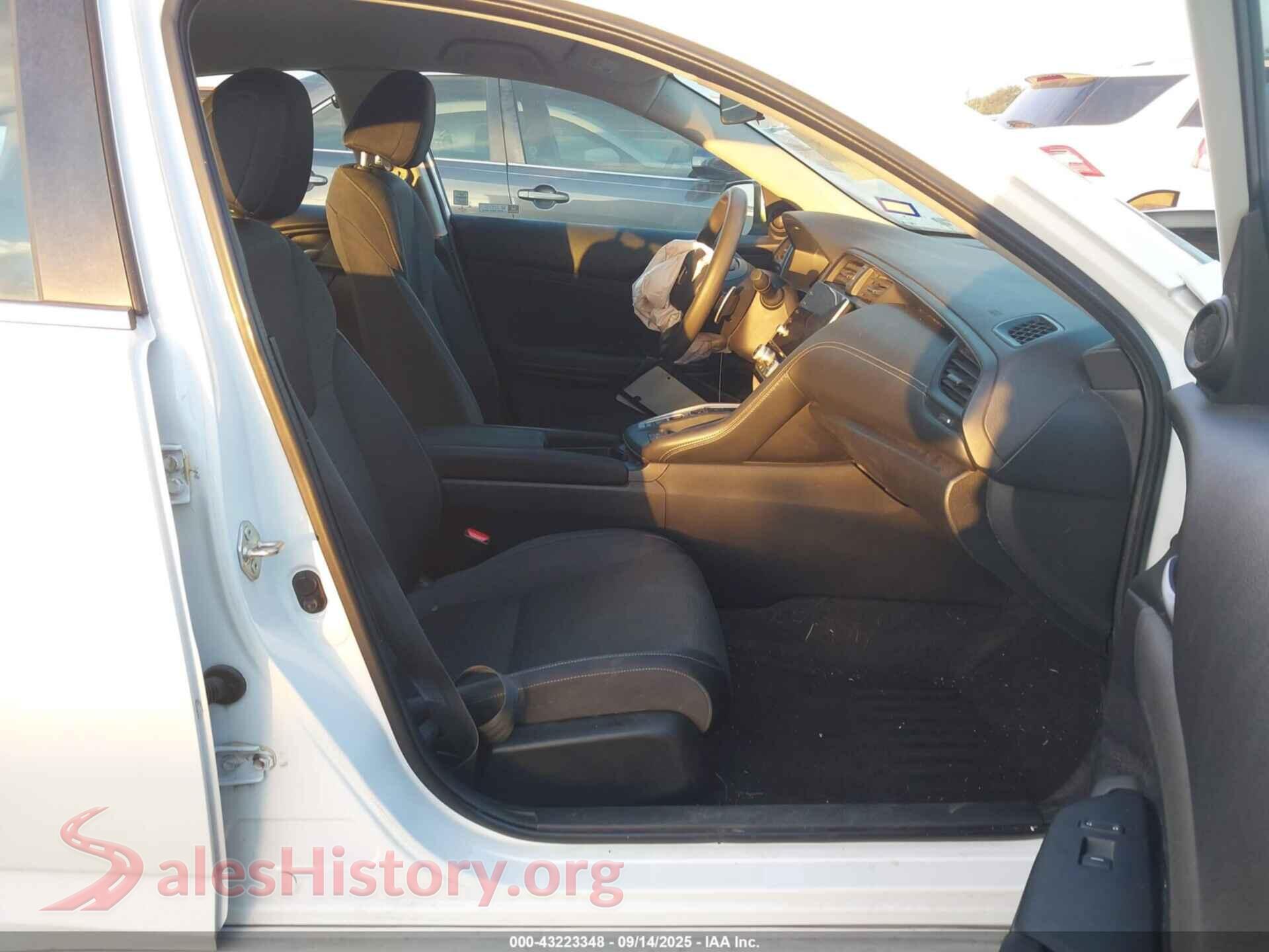 2021 HONDA INSIGHT VIN 19XZE4F5XME000832, rear view