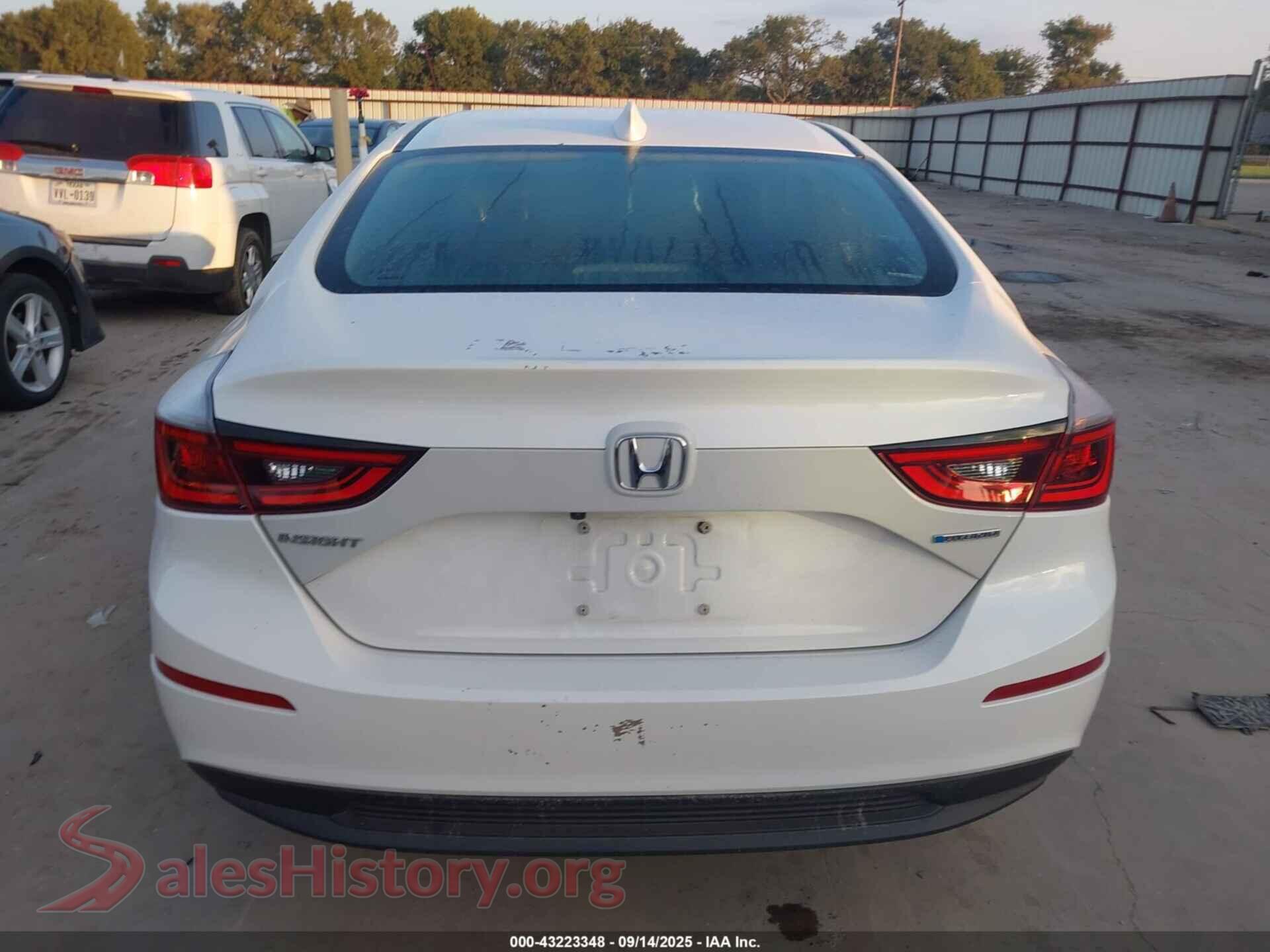 2021 HONDA INSIGHT VIN 19XZE4F5XME000832, auction photo 17